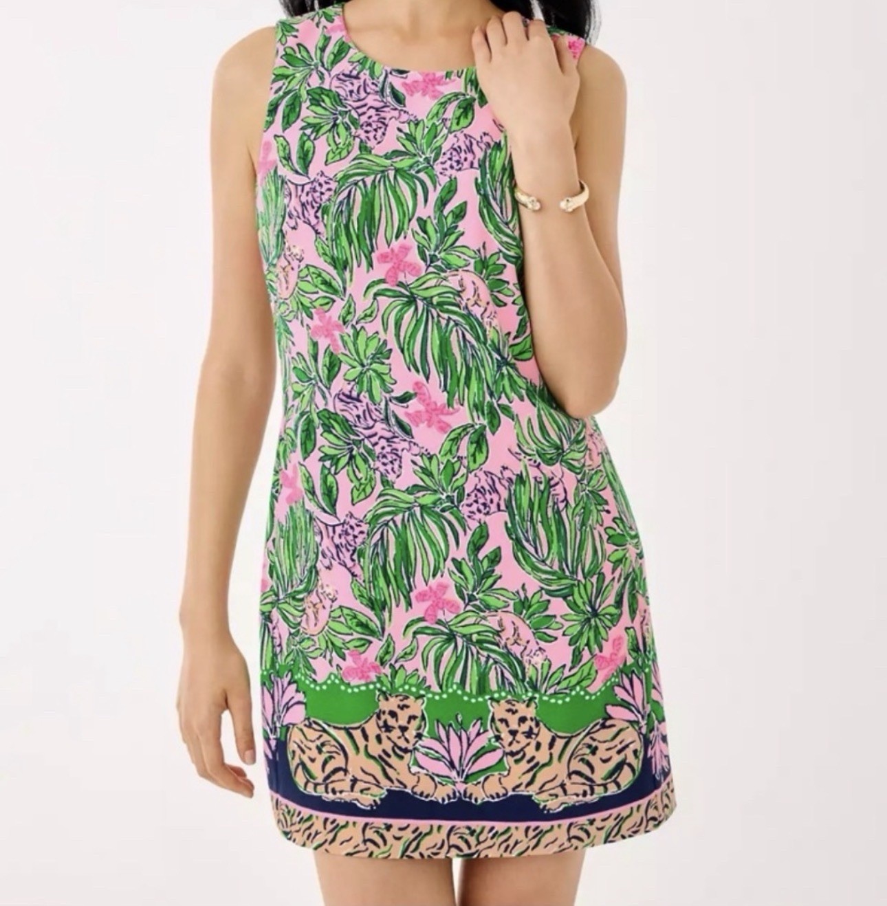 NWT Lilly Pulitzer 16 Edita Shift Dress “Roaring With Joy” sz 16