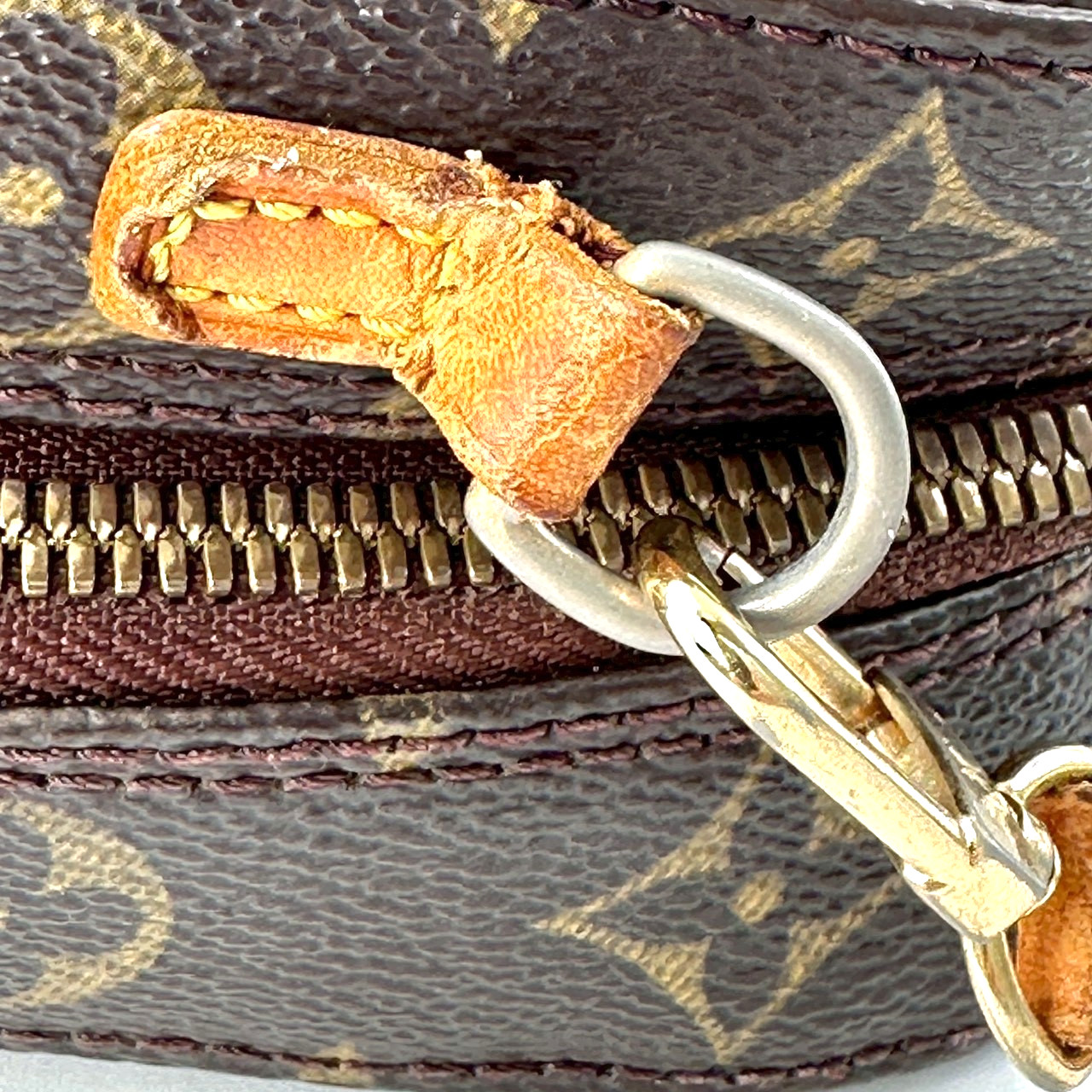 Louis Vuitton Spontini Hand Bag Shoulder Bag Monogram AR0033 Authentic