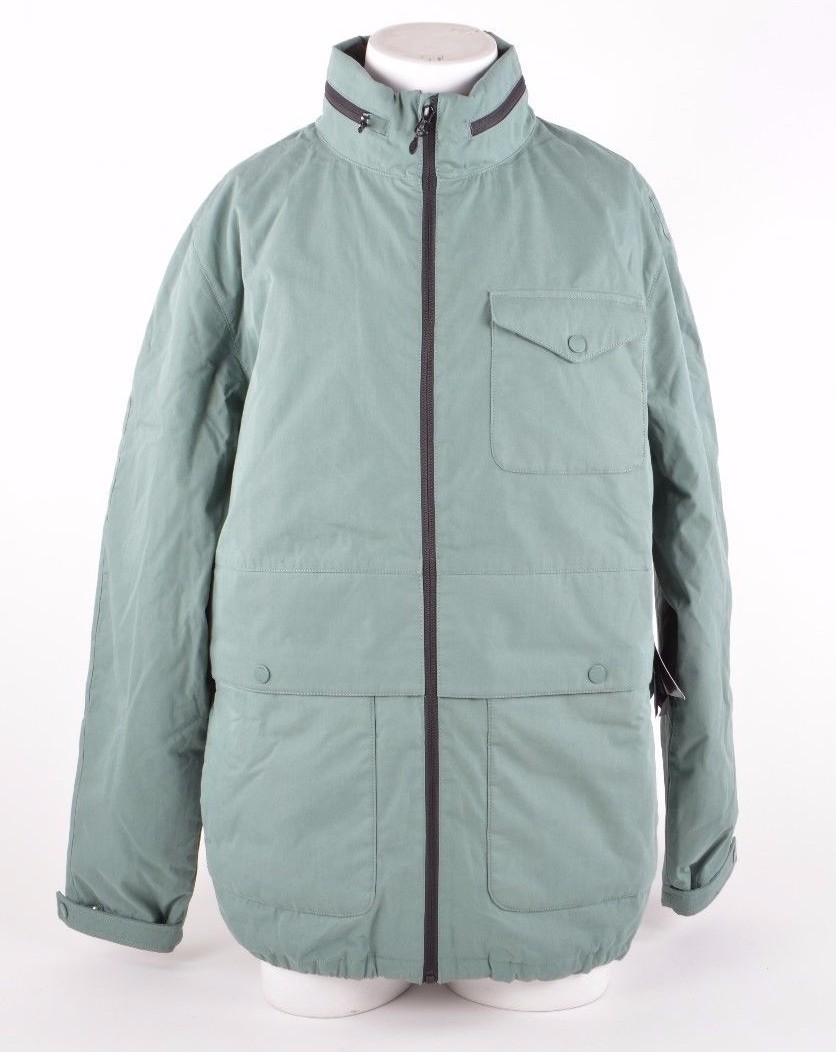 NWT MENS VANS SUMMERLINE JACKET $70 L dark forest streetwear