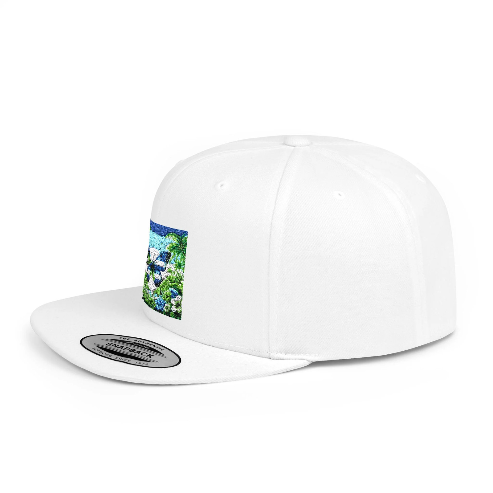 Flat Bill Snapback Butterfly Star Flag