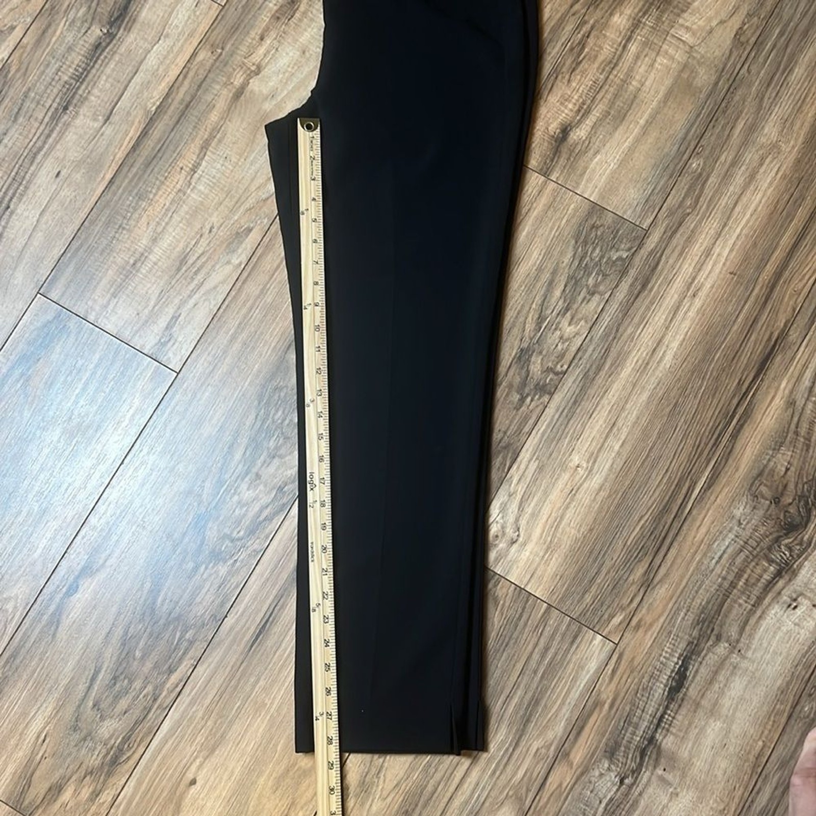 Lafayette 148 New York Slim Black Pants Women’s 8 Bleeker Stretch Dress Trousers