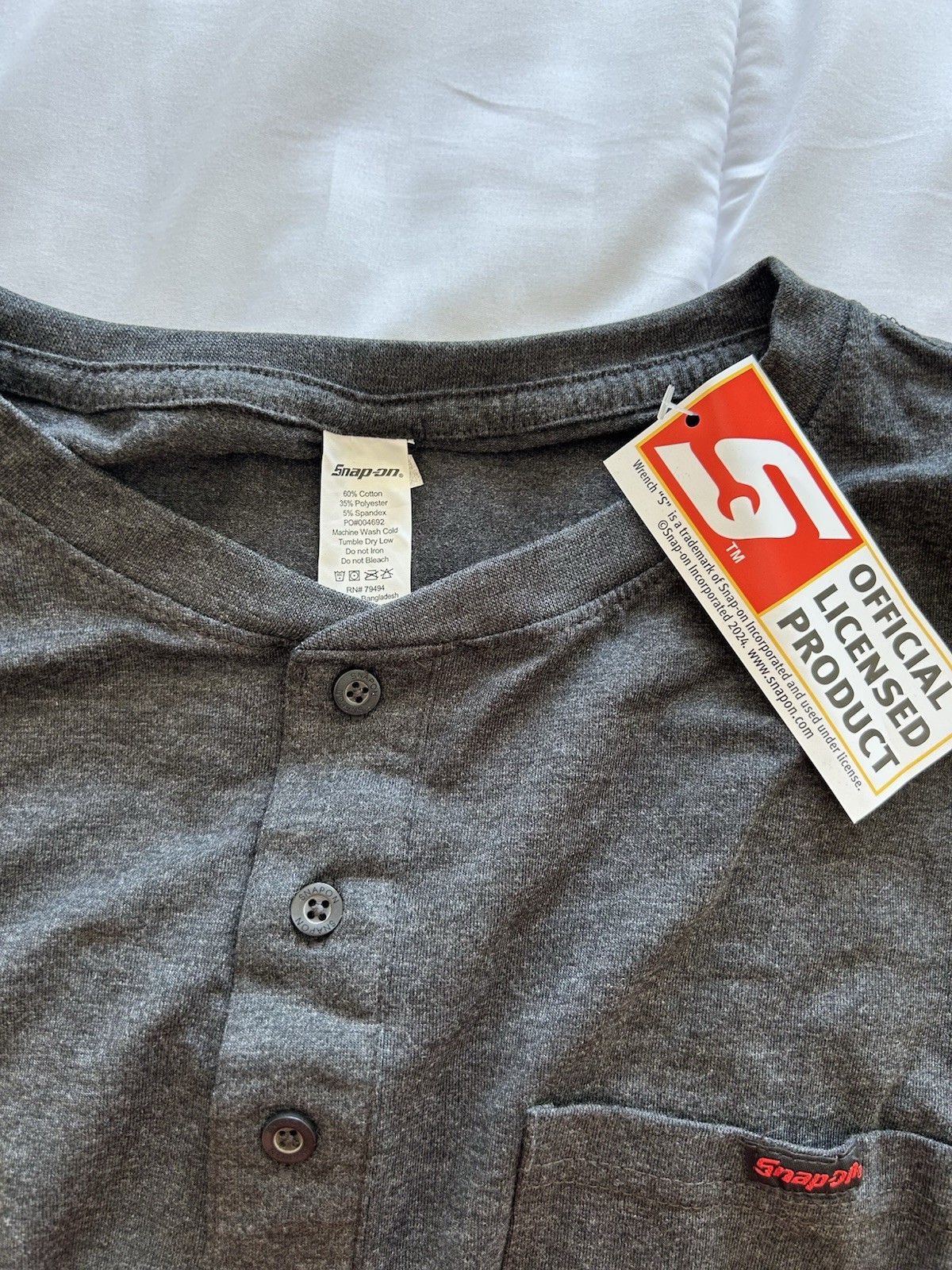 Snap On Tools Henley T Extra Large Black