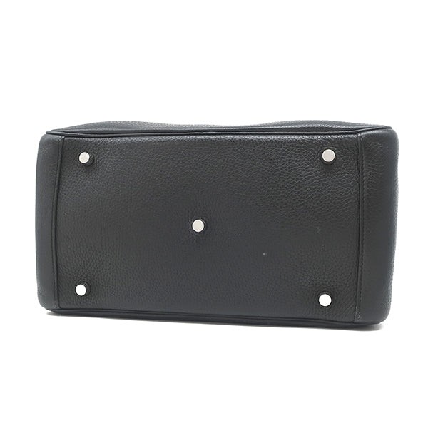 Hermes Lindy 30 2WAY Bag Handbag Black Unisex #HDB141