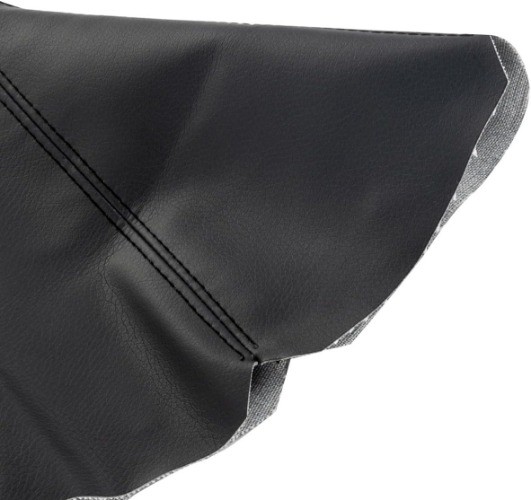 Gear Shift Boot Cover, Universal Leather Gear Lever Gaiter Protec Color: Black
