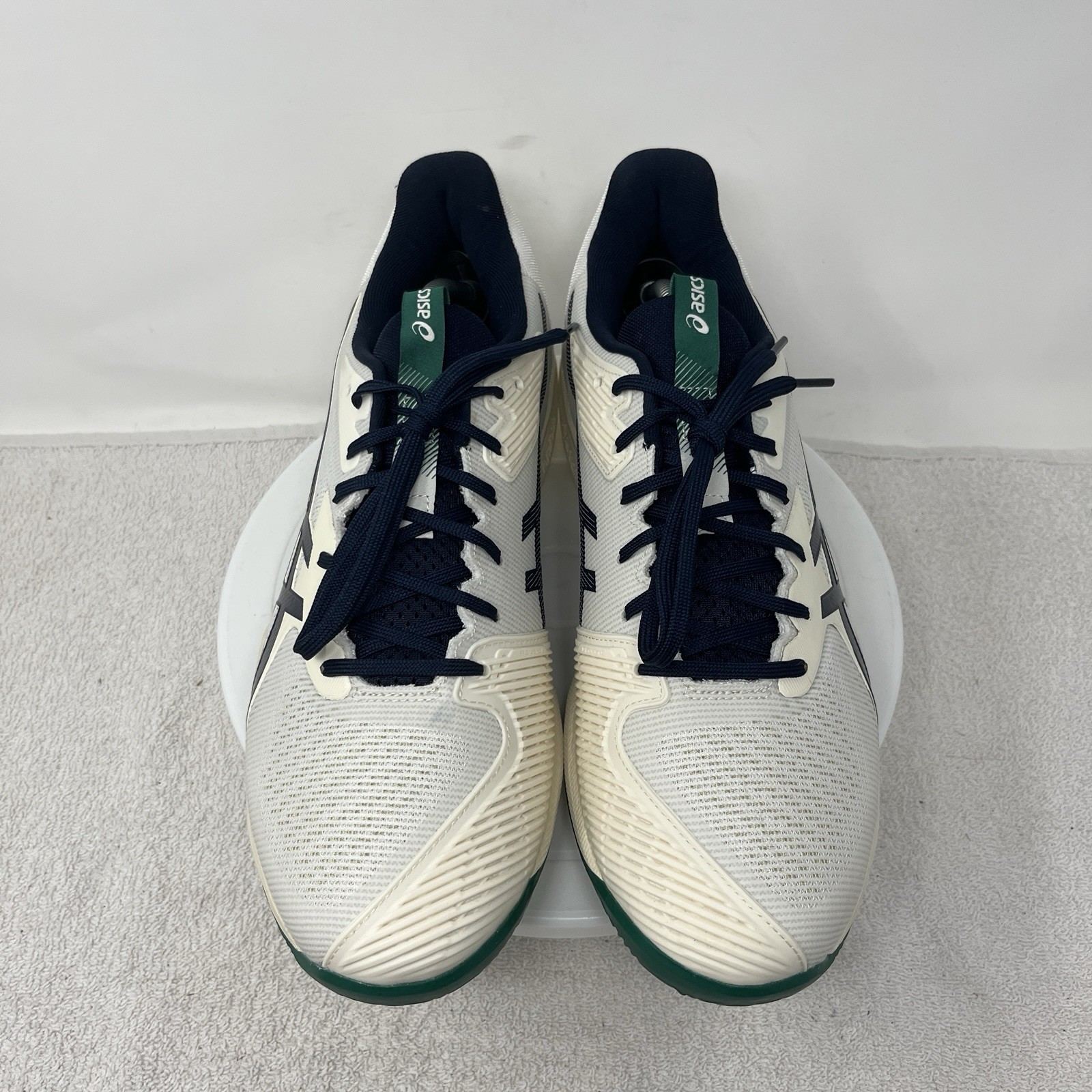 Asics Solution Speed FF 3 Clay Scarpe Tennis Shoes Uomo Cream Midnight Mens 11.5