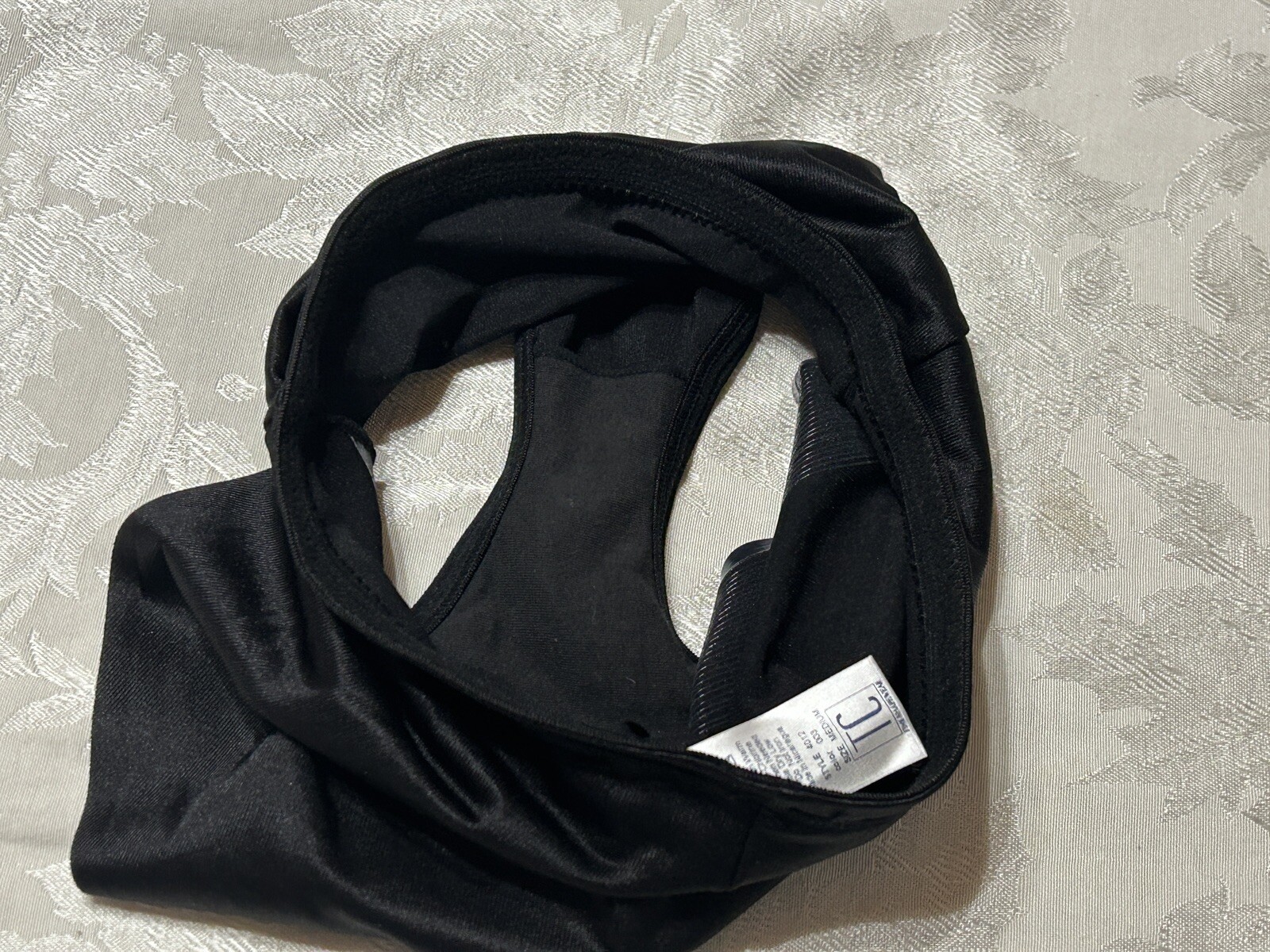 TC FINE INTIMATES Waistline Black Medium Control Brief Womens M #317