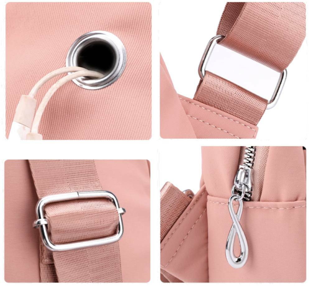 Women Chest Bag Mini Shoulder Messenger Girl Sling CrossBody Waterproof Backpack