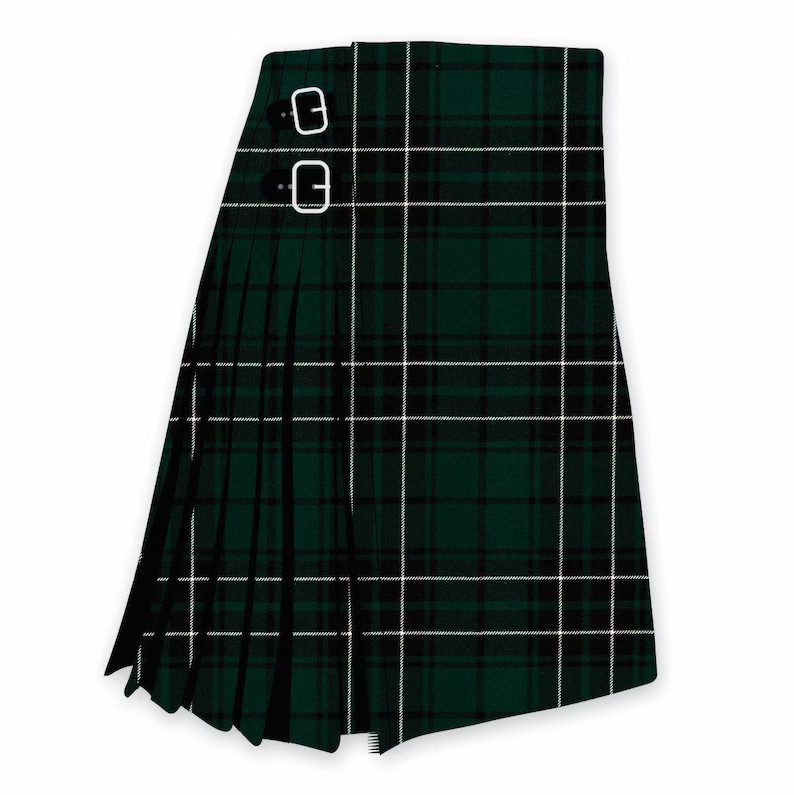 Scottish Traditional Handmade MacLean Hunting Modern Tartan for men Custom Made