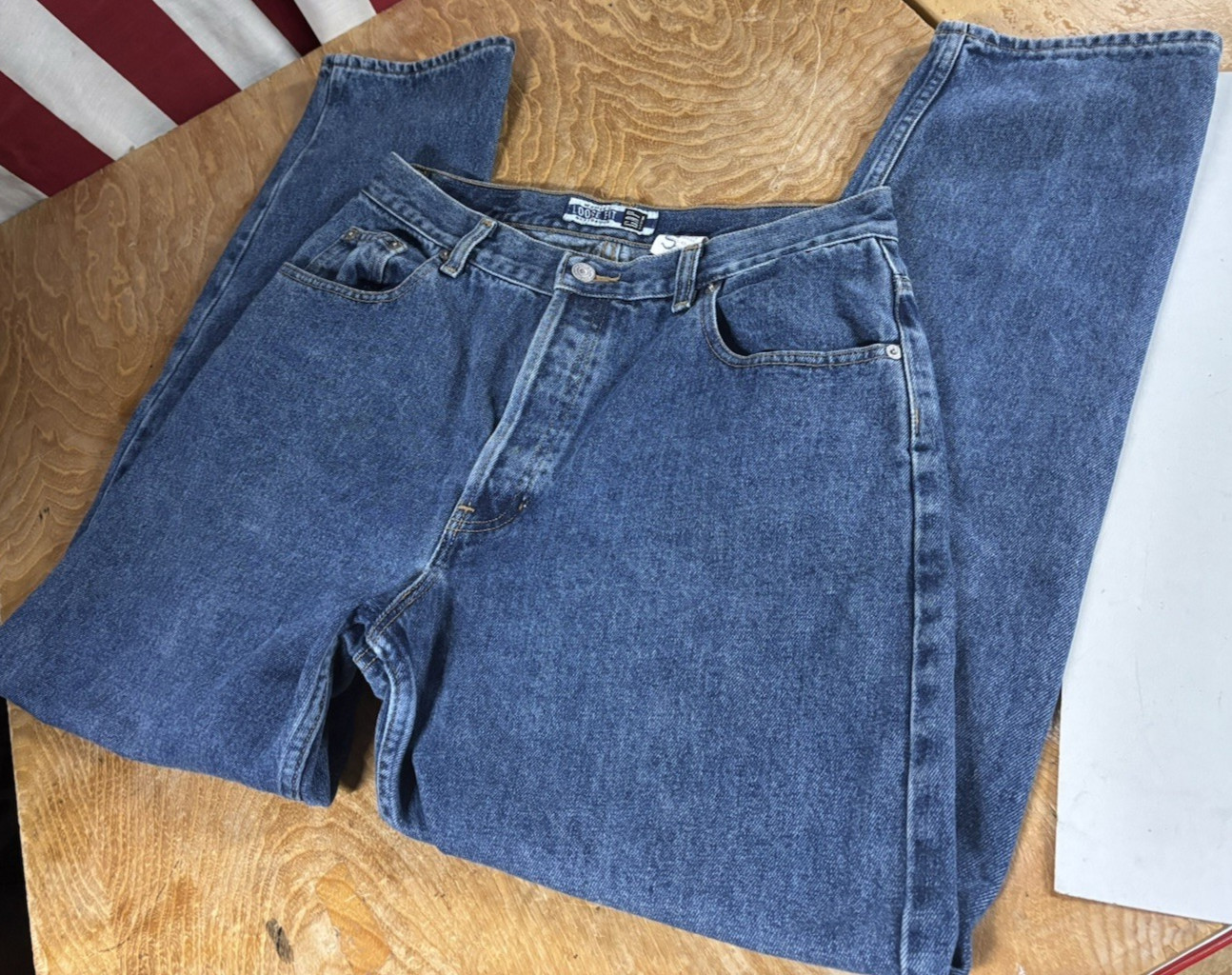 GAP Vtg 90s-Y2K Loose Fit Button-fly High-Rise Jeans Womens 14 A Mom Best Basics