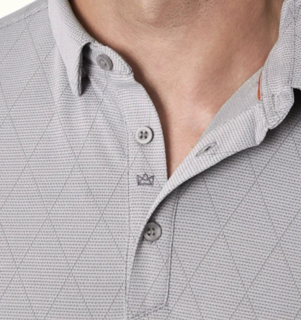 Modern Ambition Men’s Short Sleeve Polo Shirt, Gray, Size XL