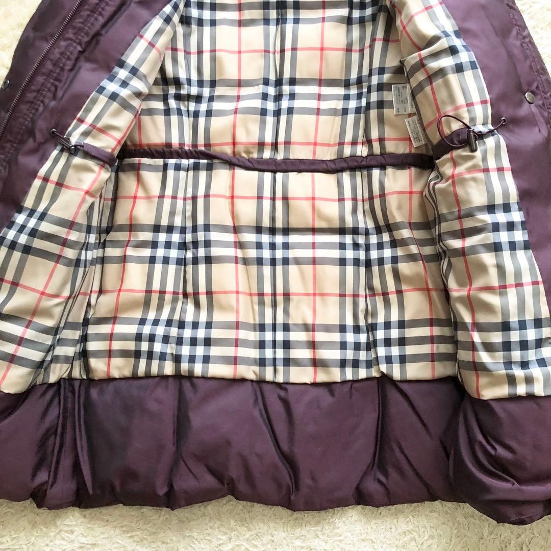 BURBERRY LONDON down coat L glossy