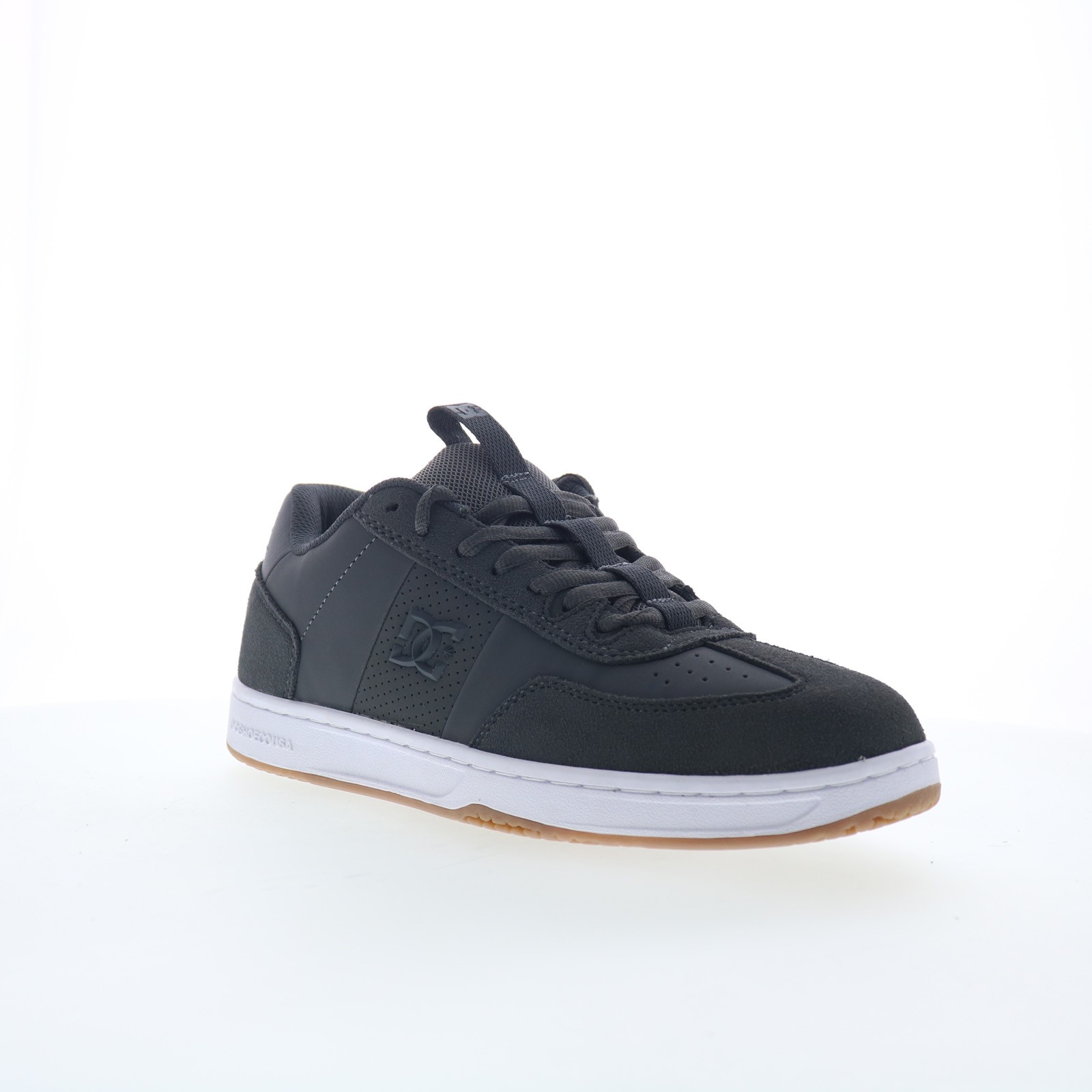 DC Astrix S DC02741025-DRKGRY Mens Gray Suede Skate Inspired Sneakers Shoes