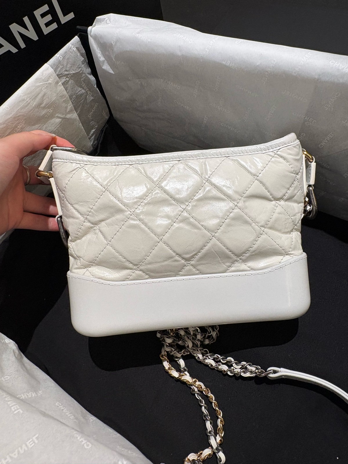 Chanel Pre-Owned Authentic Hobo Bag 20*15*8cm Free Tracked Shipping
