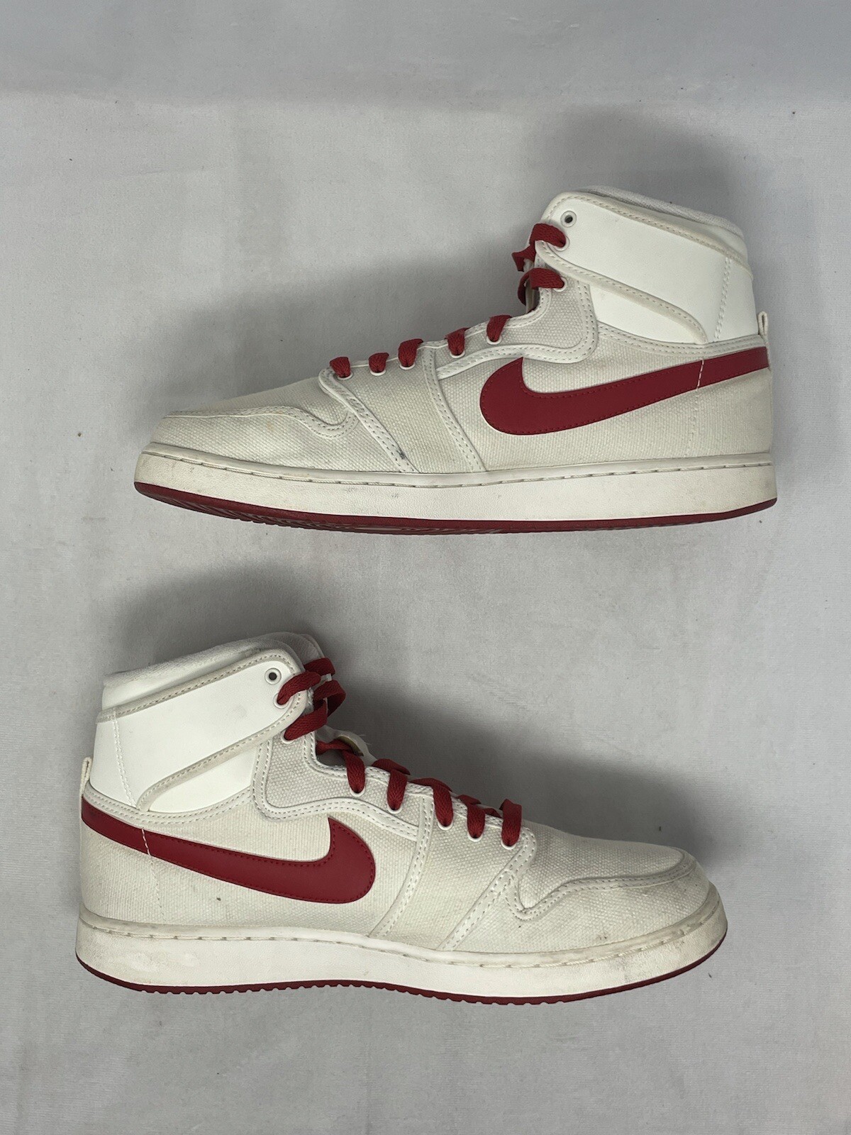AJKO High OG ‘Timeless Canvas’ 638471 102 Sail/Varsity Red Size 10.5