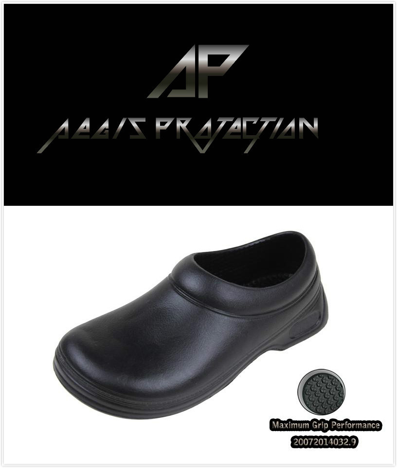 Men’s Work Clogs Non-slip Shoes Slip Oil Resistant Mules Slippers Lightweight