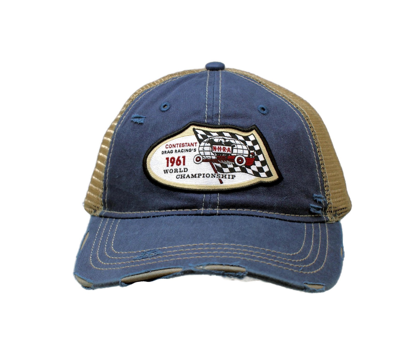 HAT – NHRA 1961 World Championship Woven Patch Pigment Washed Cotton Twill