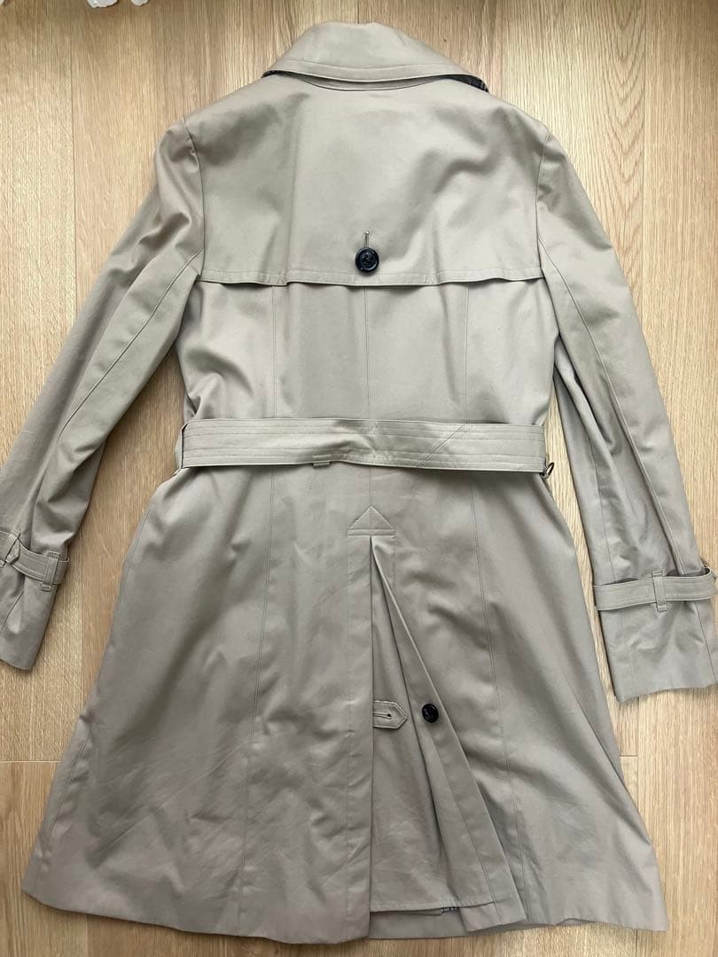 Burberry Blue Label Trench Coat with Liner Check 38