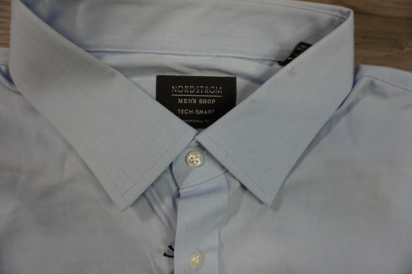 New Nordstrom Tech Smart Traditional Fit Performance Dress Shirt Men’s 17.5 34