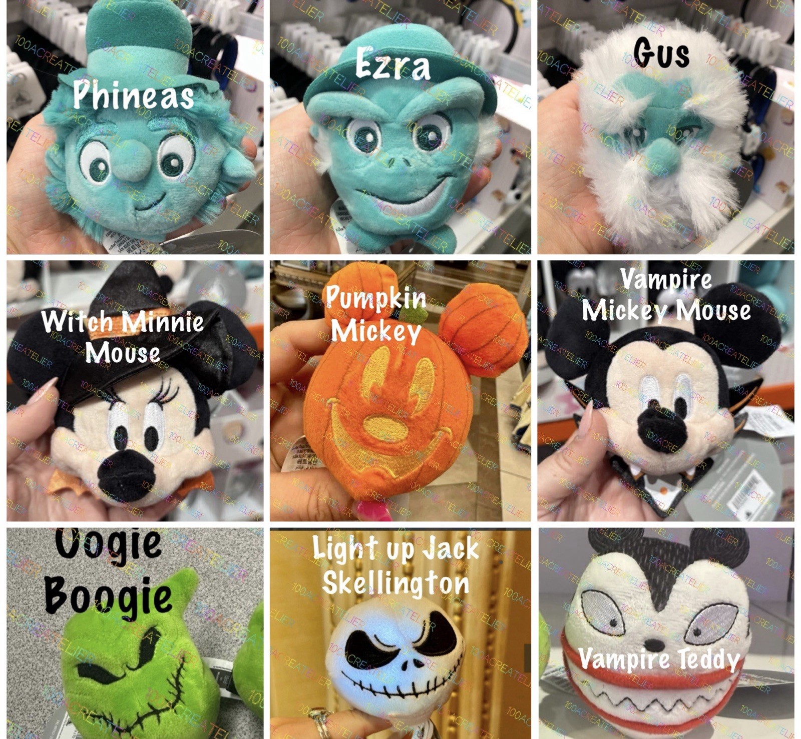 Disney Parks Create Your Own Character Plush Ears Headband
