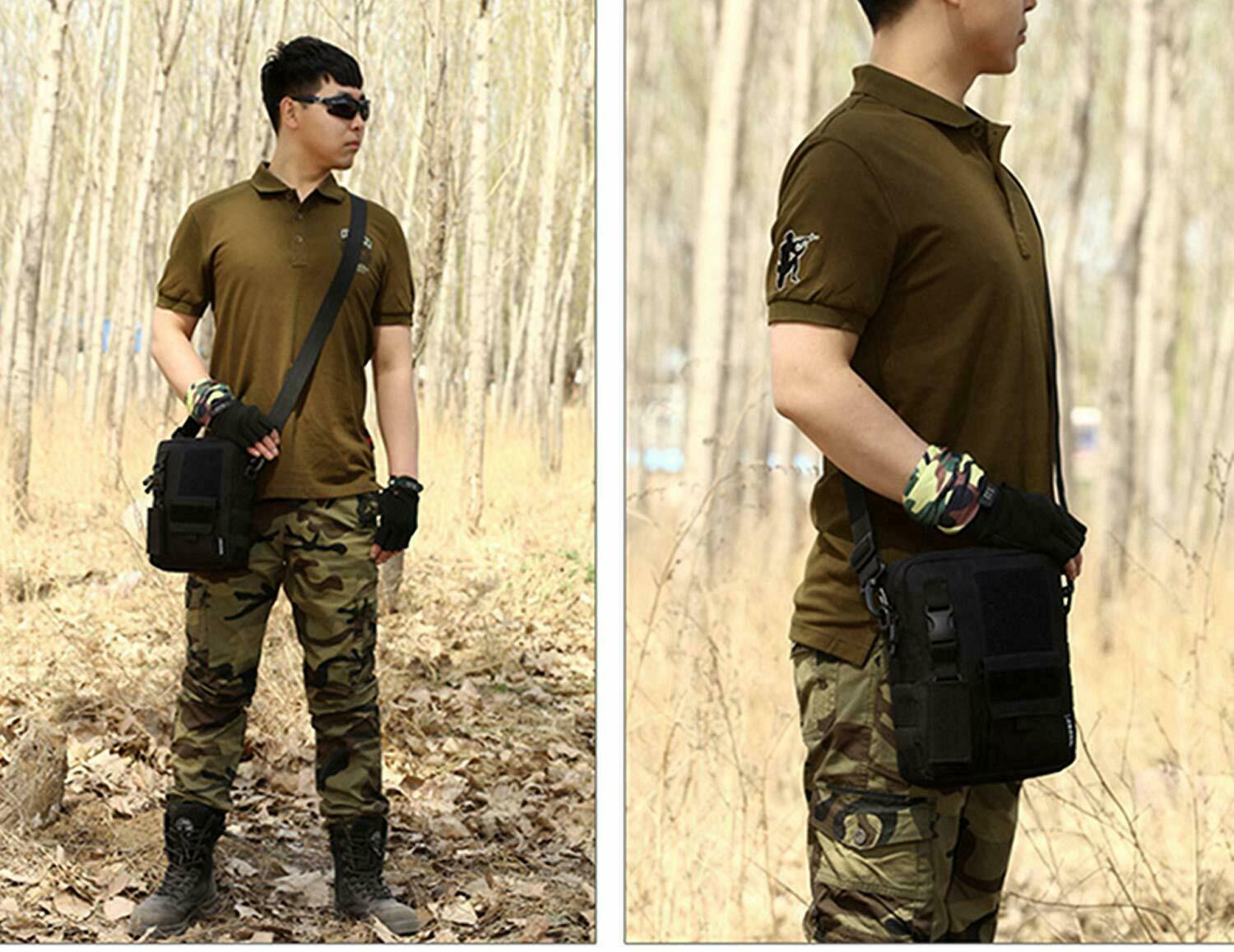 Small Messenger Bag Shoulder Bag Tactical Crossbody Casual Pack Travel Sport Men