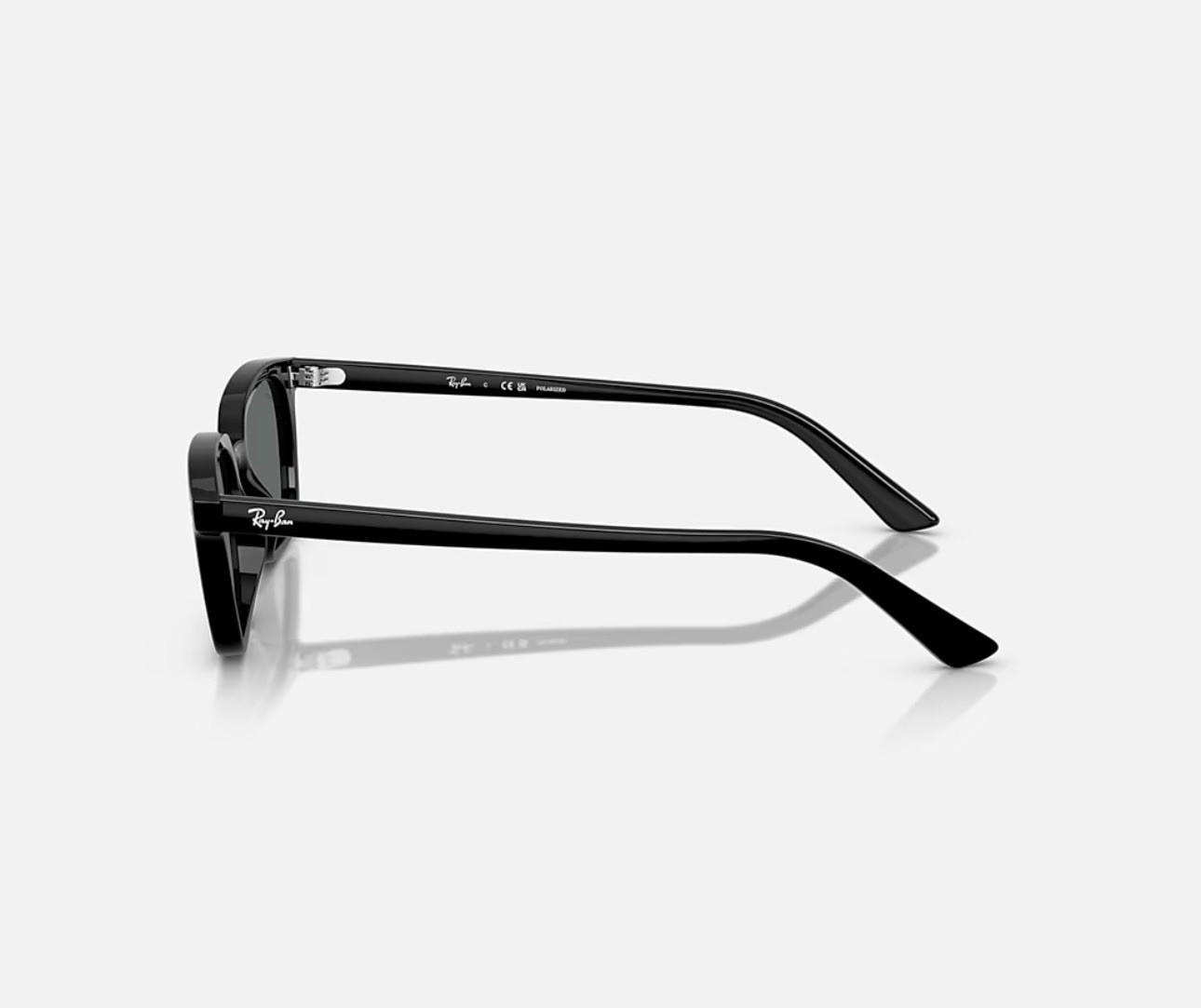 Ray-Ban ZAYA BIO-BASED Polished Black frame grey lens
