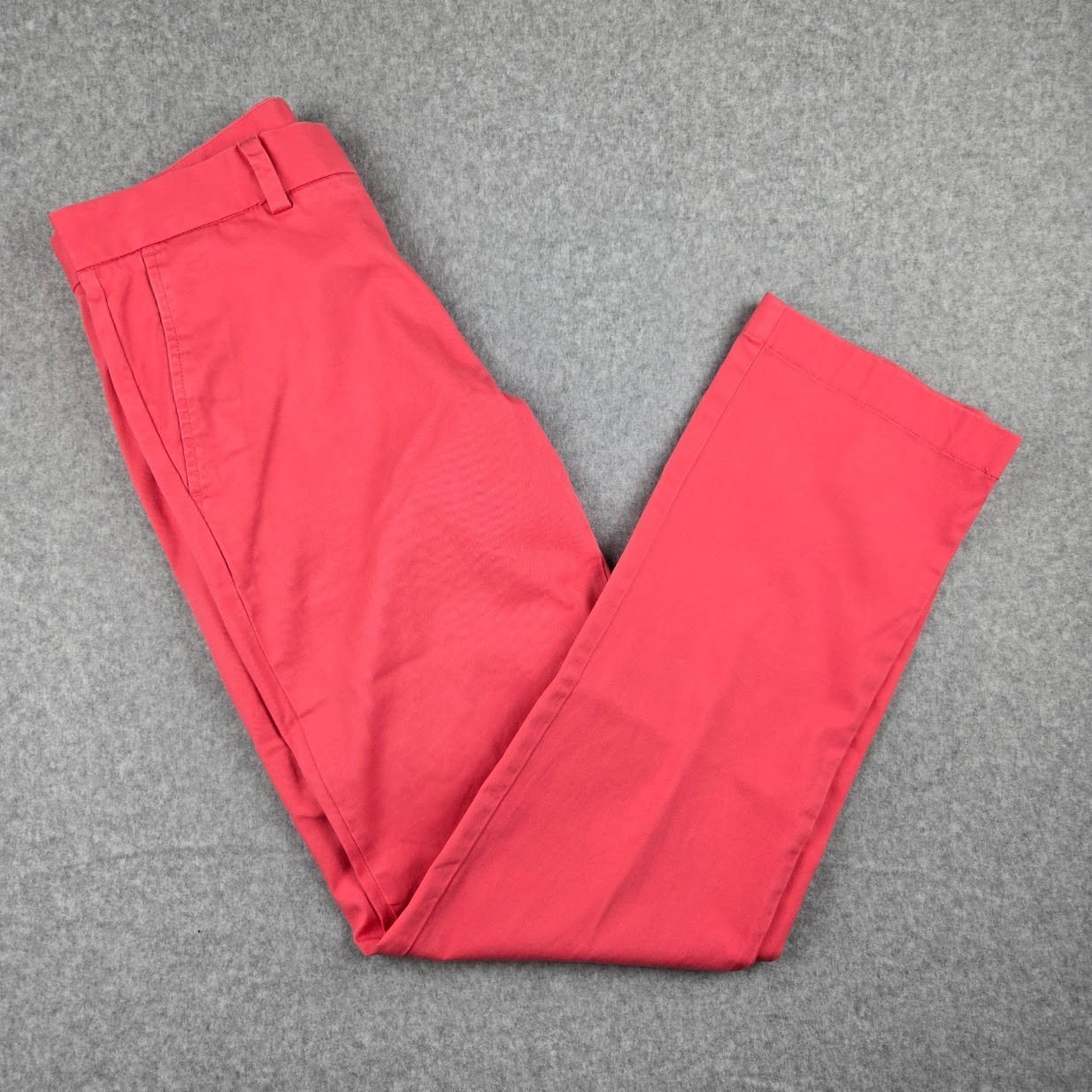 Vineyard Vines Mens Pants 28×32 Pink Coral Nantucket Red Stretch Chino 1P1291
