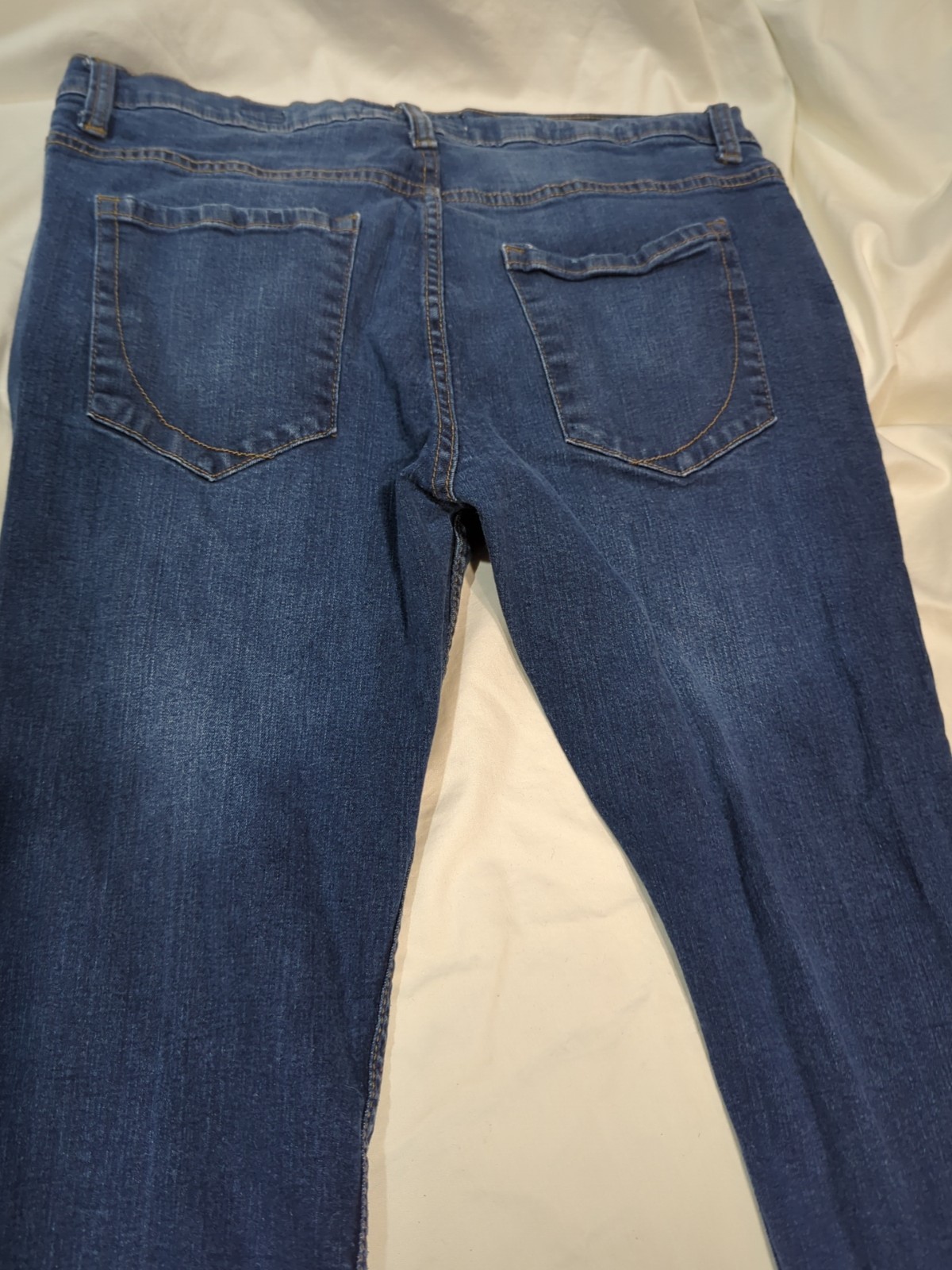 Paper Denim & Cloth Jeans Men’s 34×29 Medium Wash Stretch Distressed Straight
