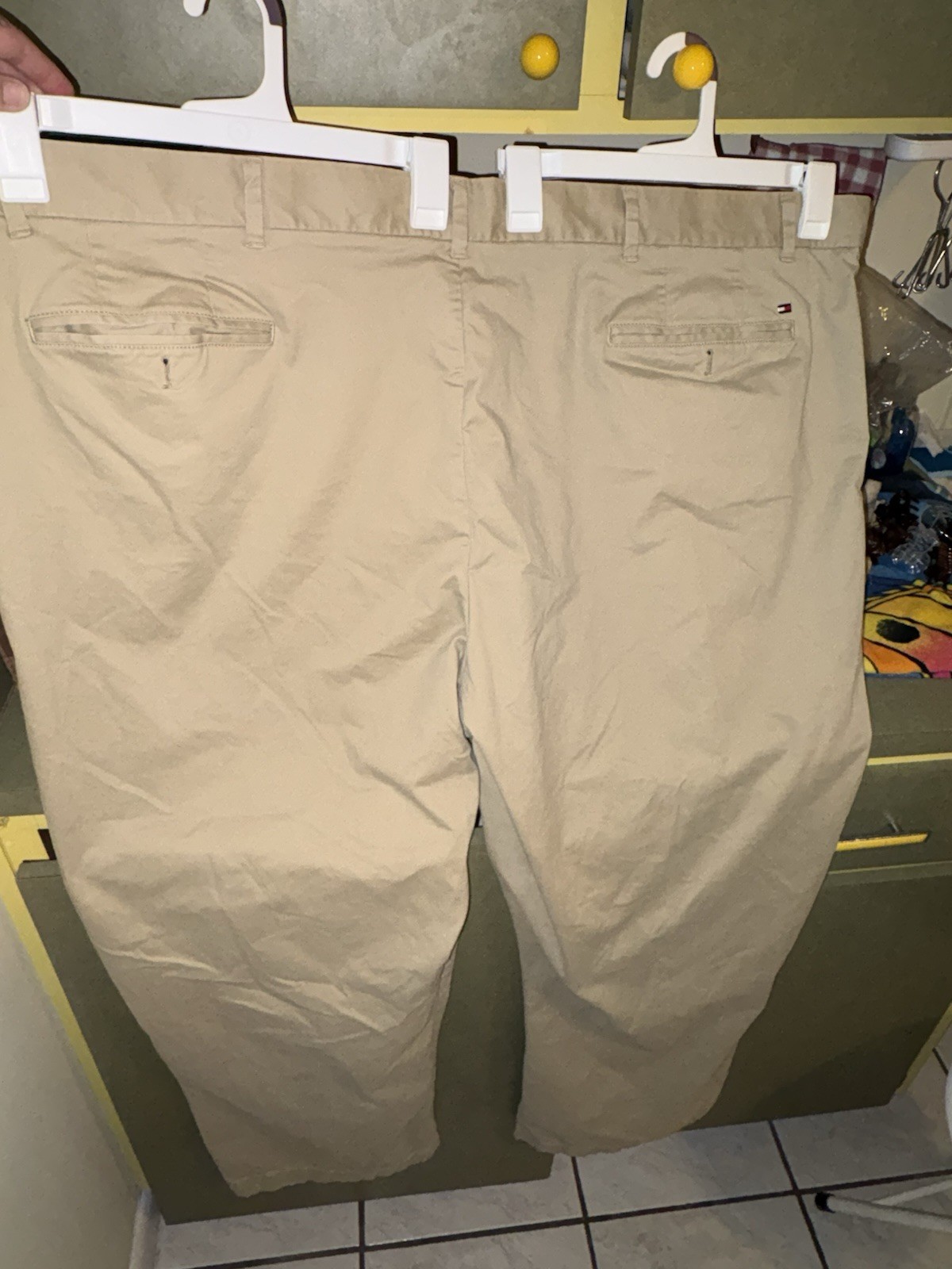 Tommy Hilfiger Classic Fit Chino Pants Lot 2 Men’s 58×32 Navy Khaki Big Tall