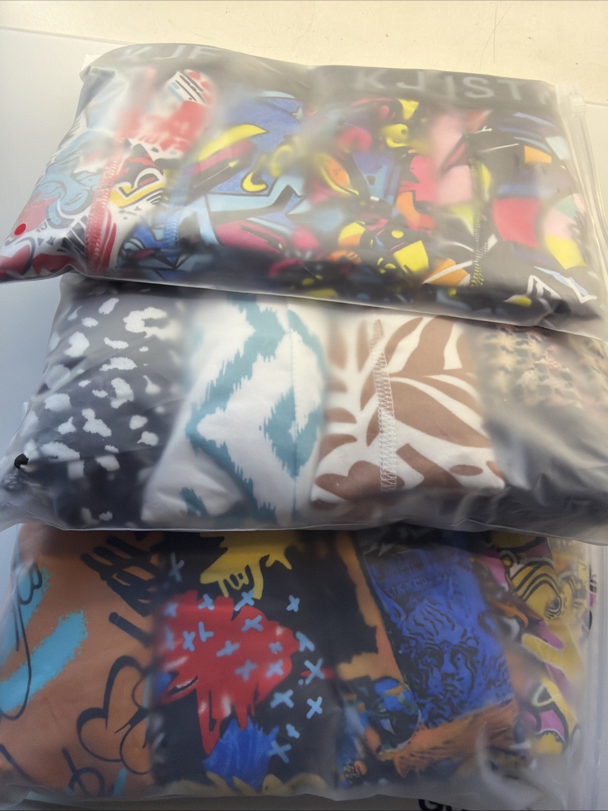 KJFISTMU Men’s Boxer Briefs Super Soft Brand New 3 Packs Size Large Underwear