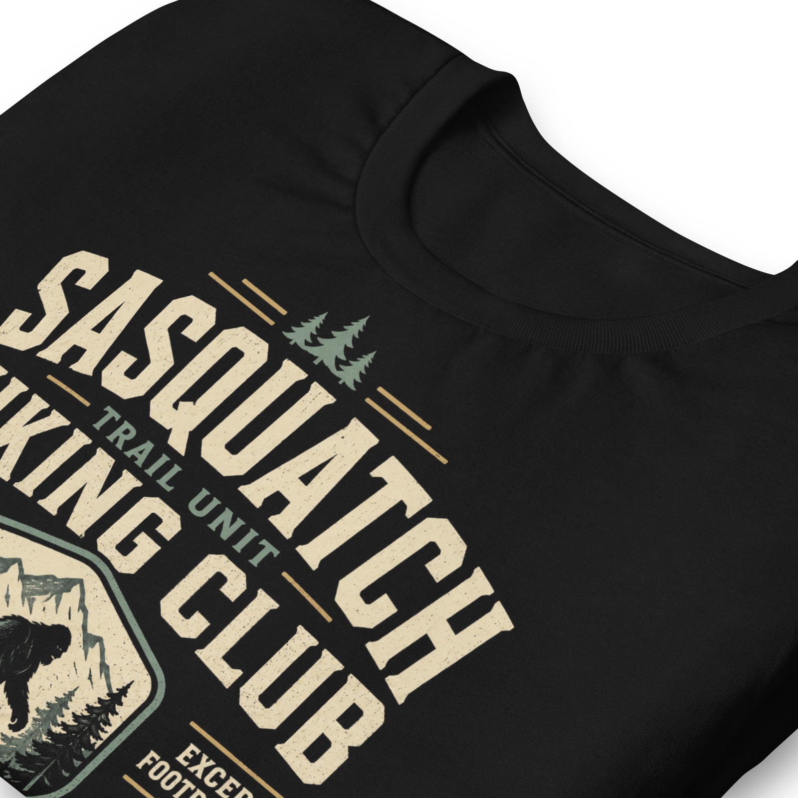 Sasquatch Hiking Club Shirt Bigfoot Cryptid Trail Pacific Northwest Tee XS-5XL