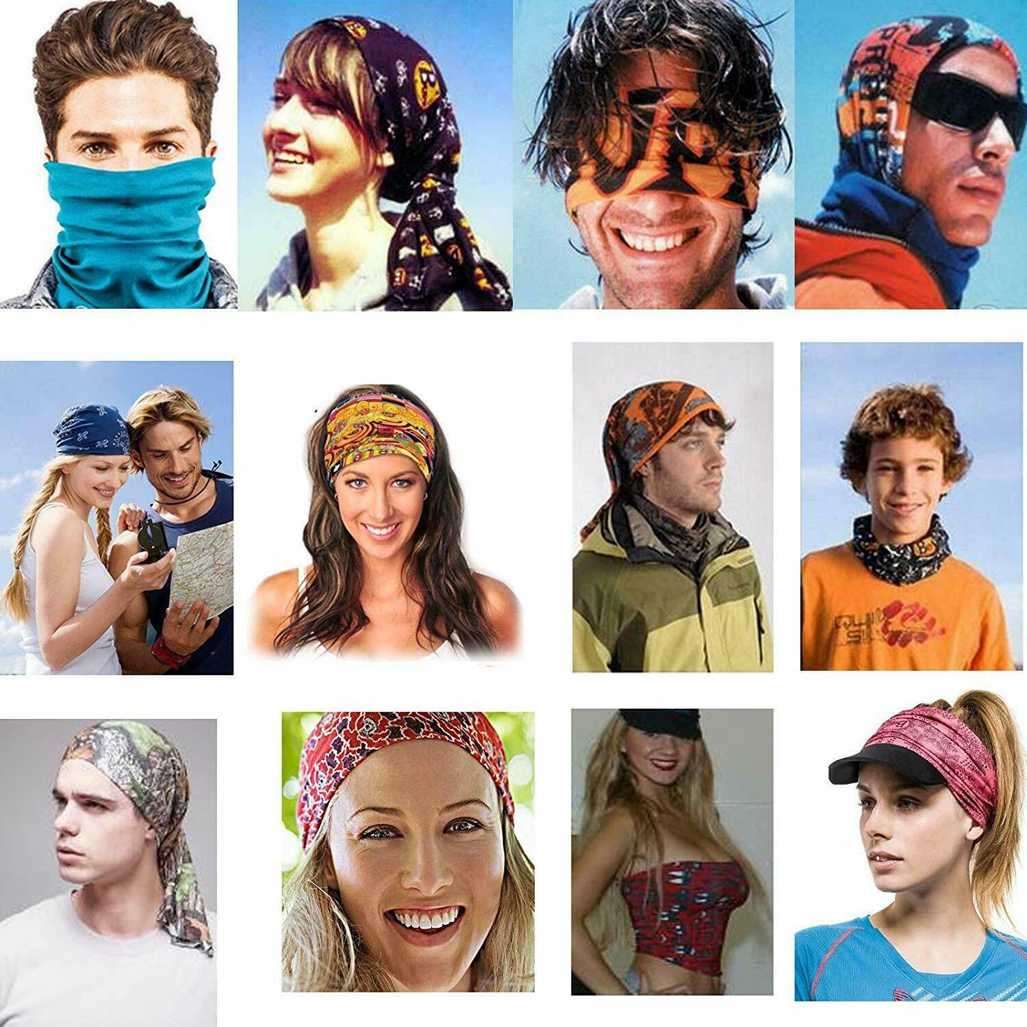 Face Mask Balaclava Scarf Neck Fishing Shield Sun Gaiter UV Headwear 100 Styles