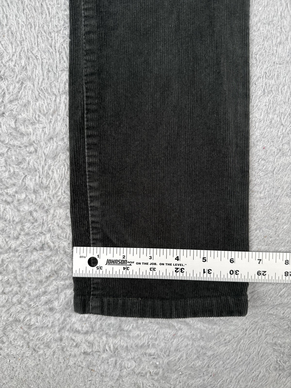 Patagonia Pants Womens 25 Gray Corduroy Straight Leg Organic Cotton