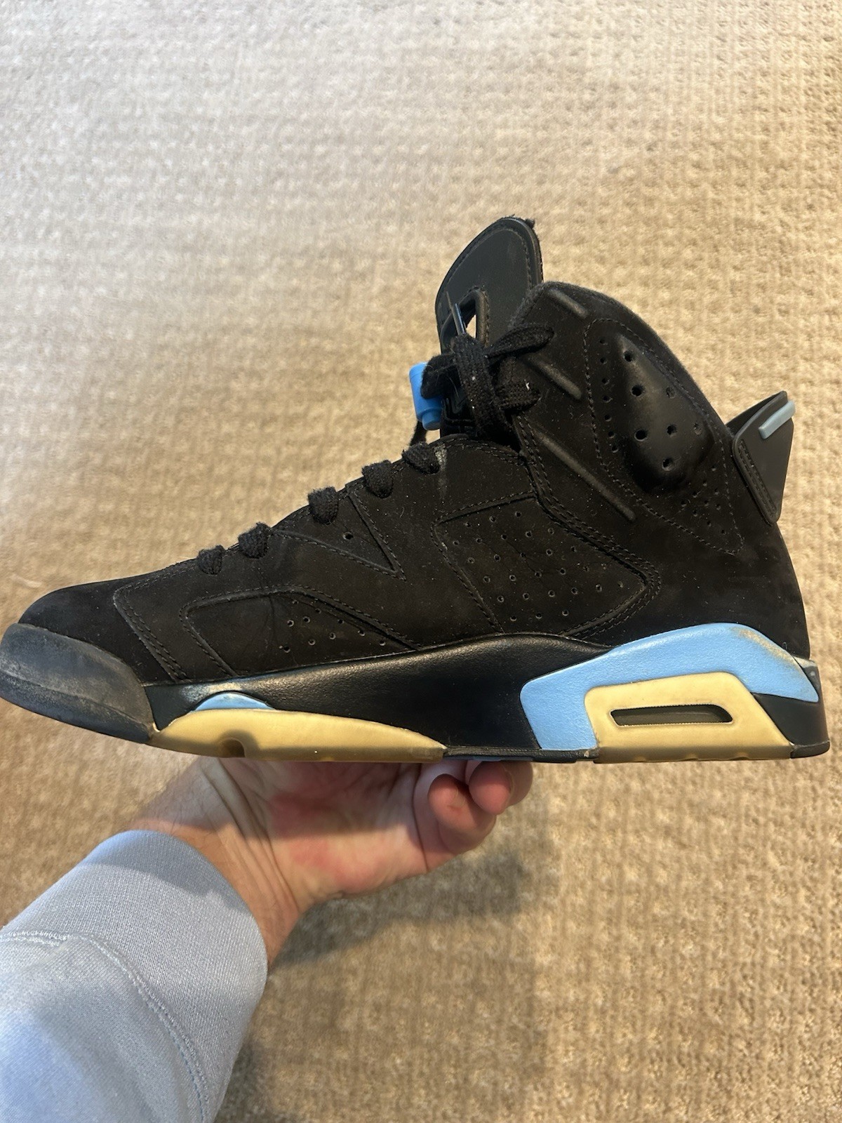 Air Jordan 6 UNC Black 2017 Size 8 Sports Air Jordan Y2K Basketball