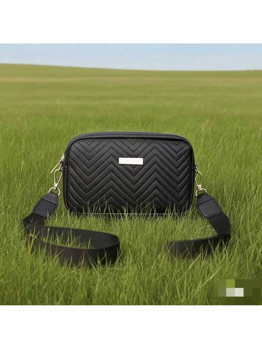 Mini Quilted Crossbody Shoulder Bag Geometric Square Purse Fits Phone