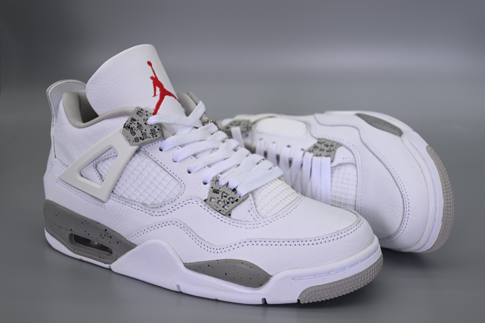 Jordan 4 Retro “White Oreo ” Men’s Basketball Shoes Mid Top US Size 7-12