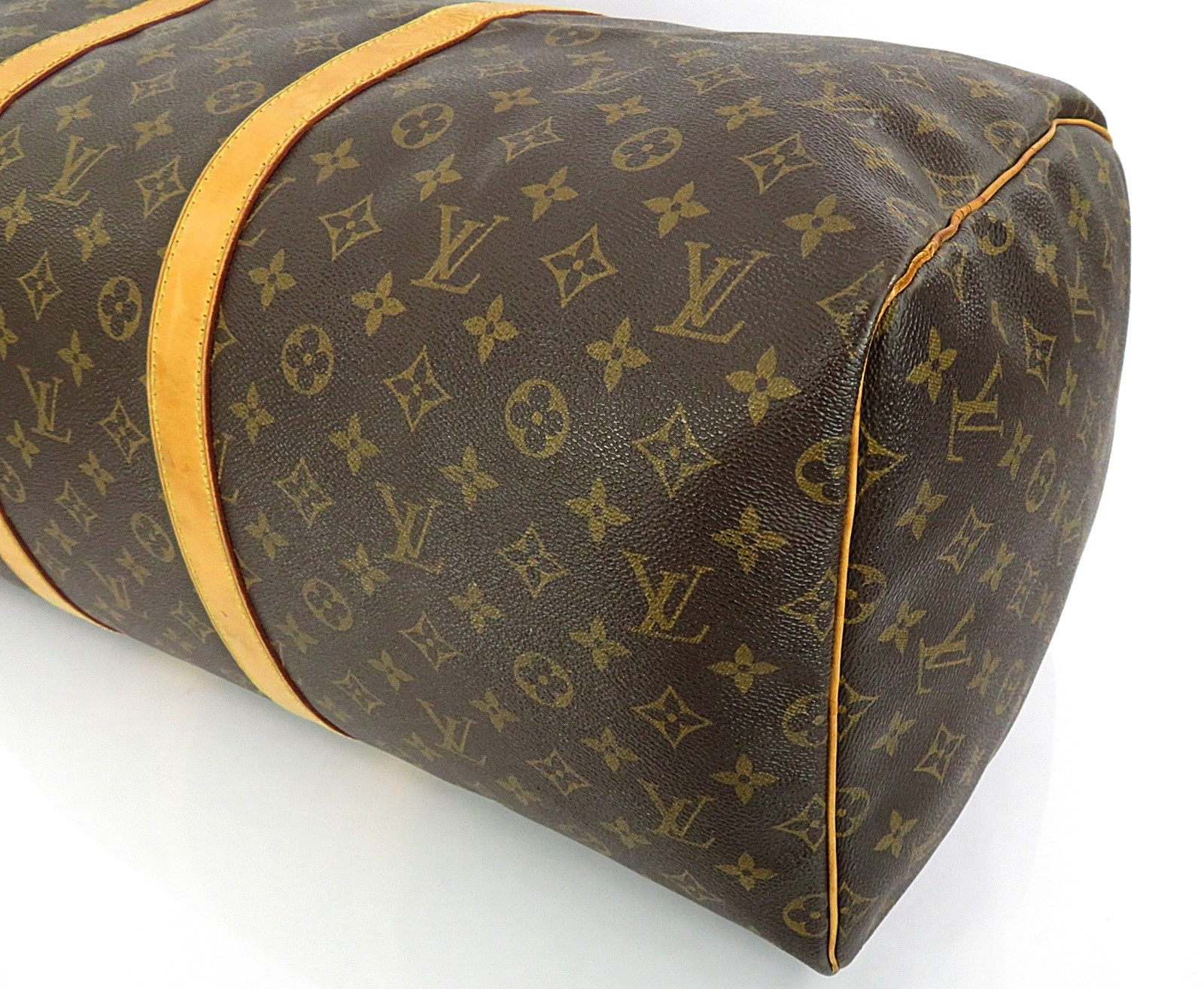 Authentic LOUIS VUITTON Keepall 55 Monogram Canvas Duffel Bag #64532
