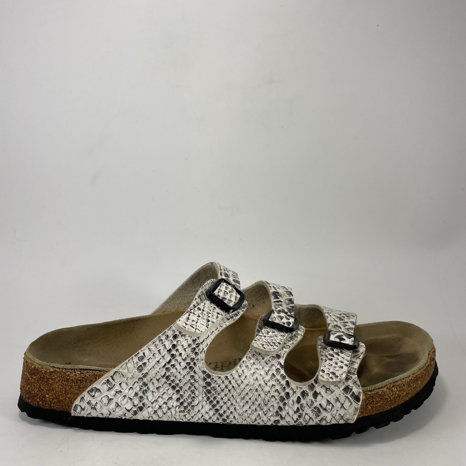 Birkenstock Papillio Florida Sandals Womens Size EU 40, US 9-9.5 Snakeskin
