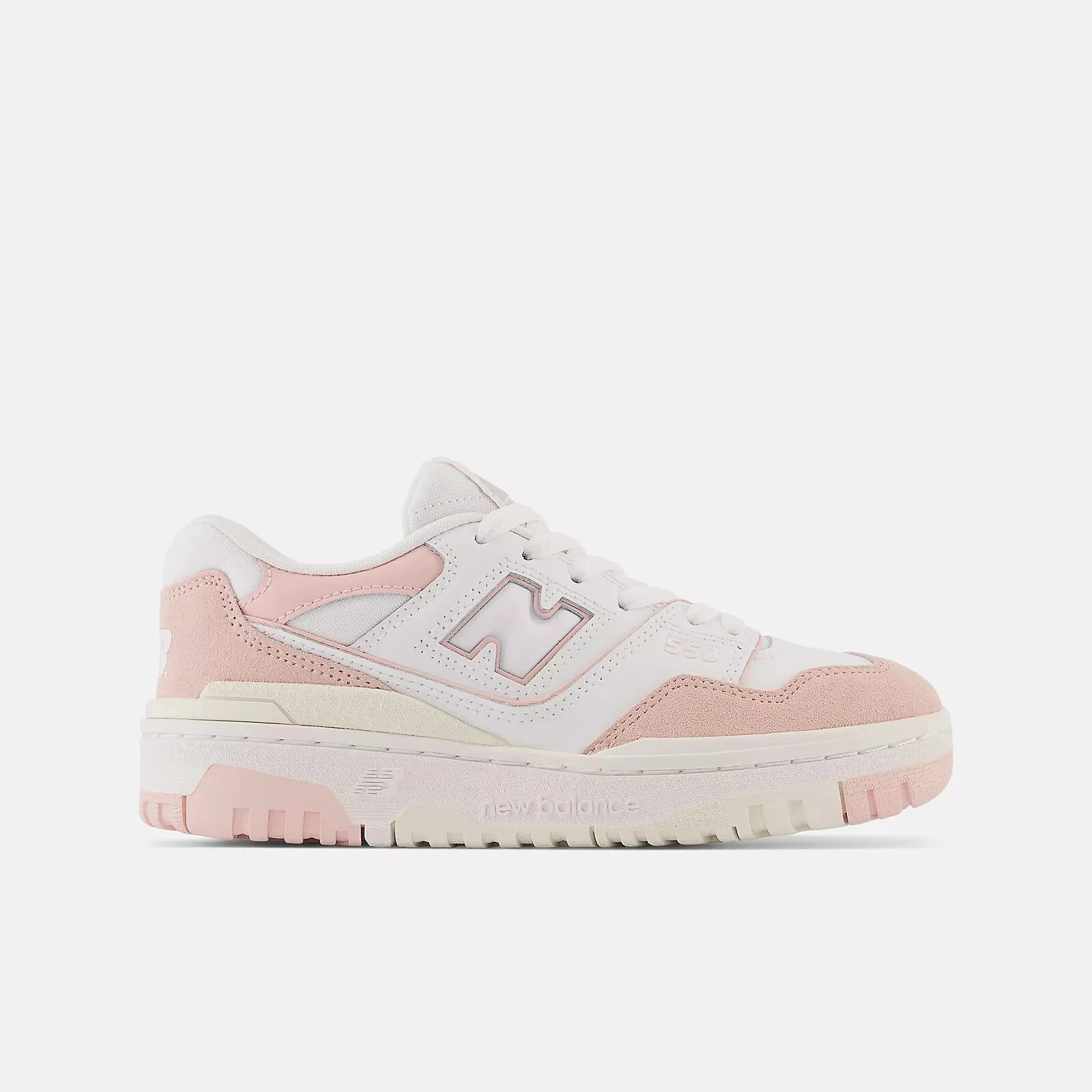 New Balance Kids 550 White/ Pink Sea Salt GSB550CD
