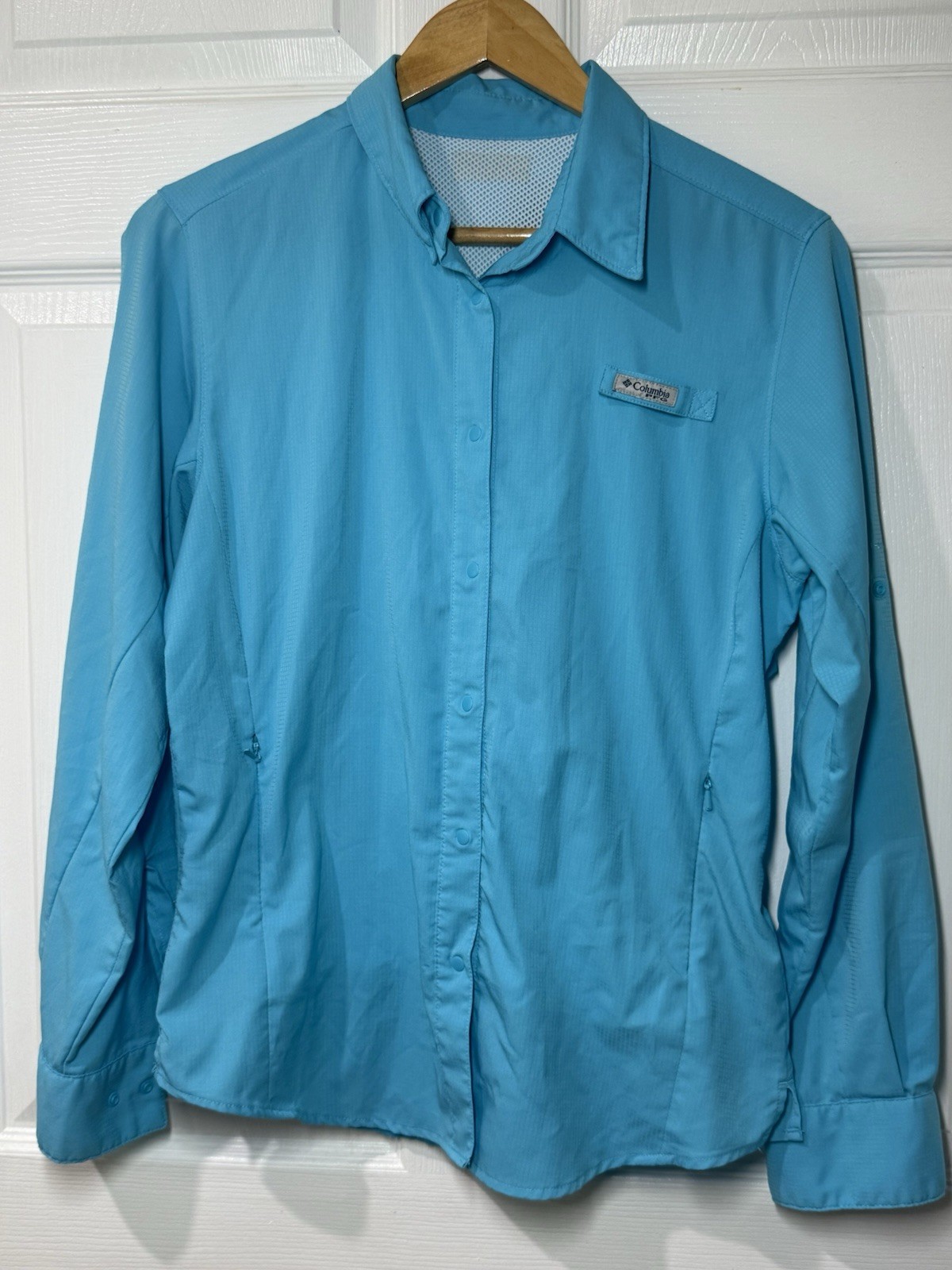 Columbia Women’s PFG Tamiami II Omni-shade Long Sleeve Shirt Vented Teal READ