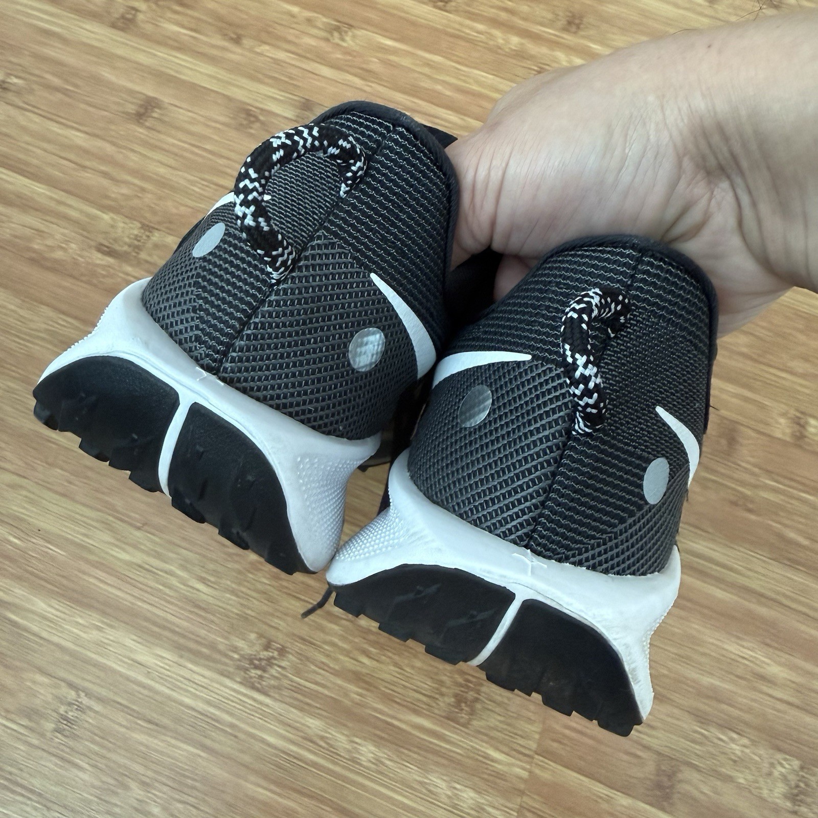 Nike ReactX Pegasus Trail 5 Men 9 Black White Running Shoes DV3864-001