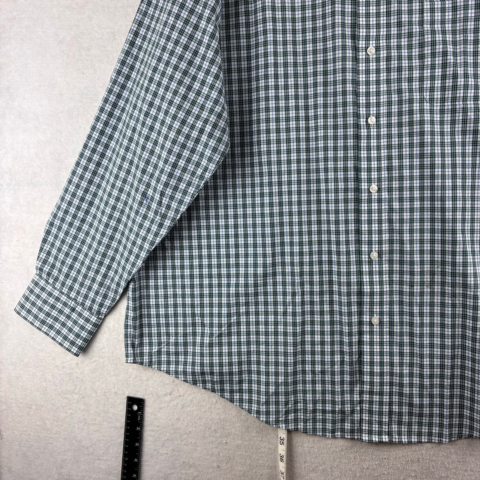 Izod All Over Stretch Tall Fit Long Sleeve Button Down Shirt Men’s 19/37-38 2/3X