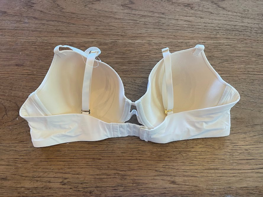 SOMA Smooth Ivory 34DD Embraceable Micro Sweetheart Lightly Lined Demi Bra