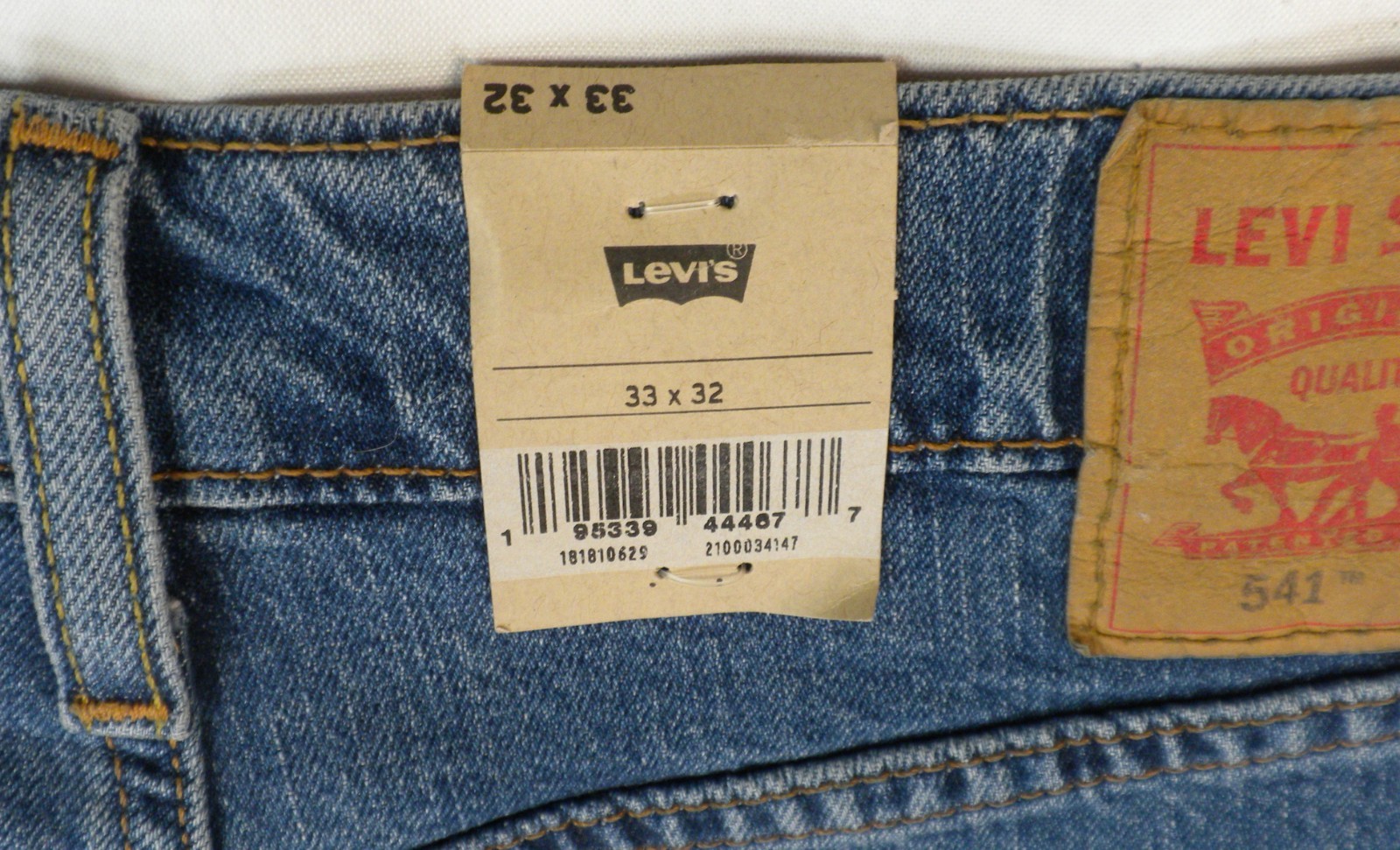 Levi’s 541 Athletic Taper Men’s Blue Stretch Jeans Size 33 x 31