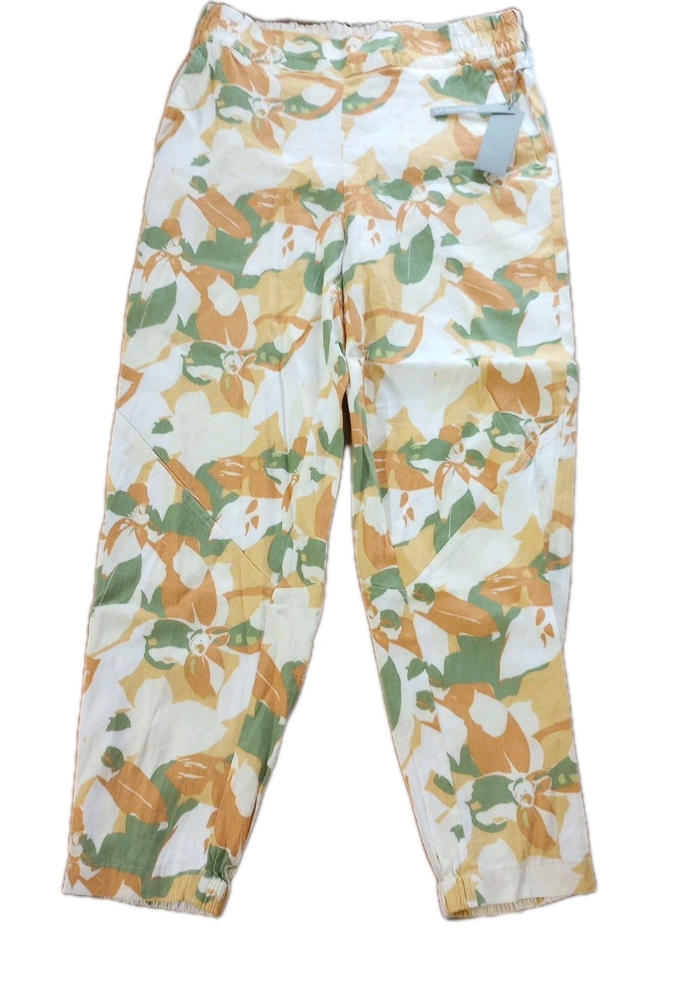 Soft Surroundings Linen Blend Jogger Sz M New Shifting Sands Pull On Sahara Sun