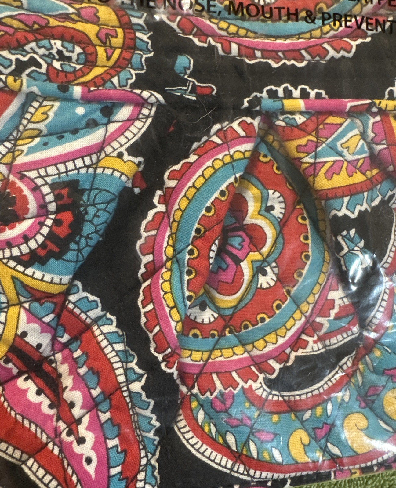 Vera Bradley Frannie Crescent Shaped Crossbody Bag In Parisian Paisley NWT