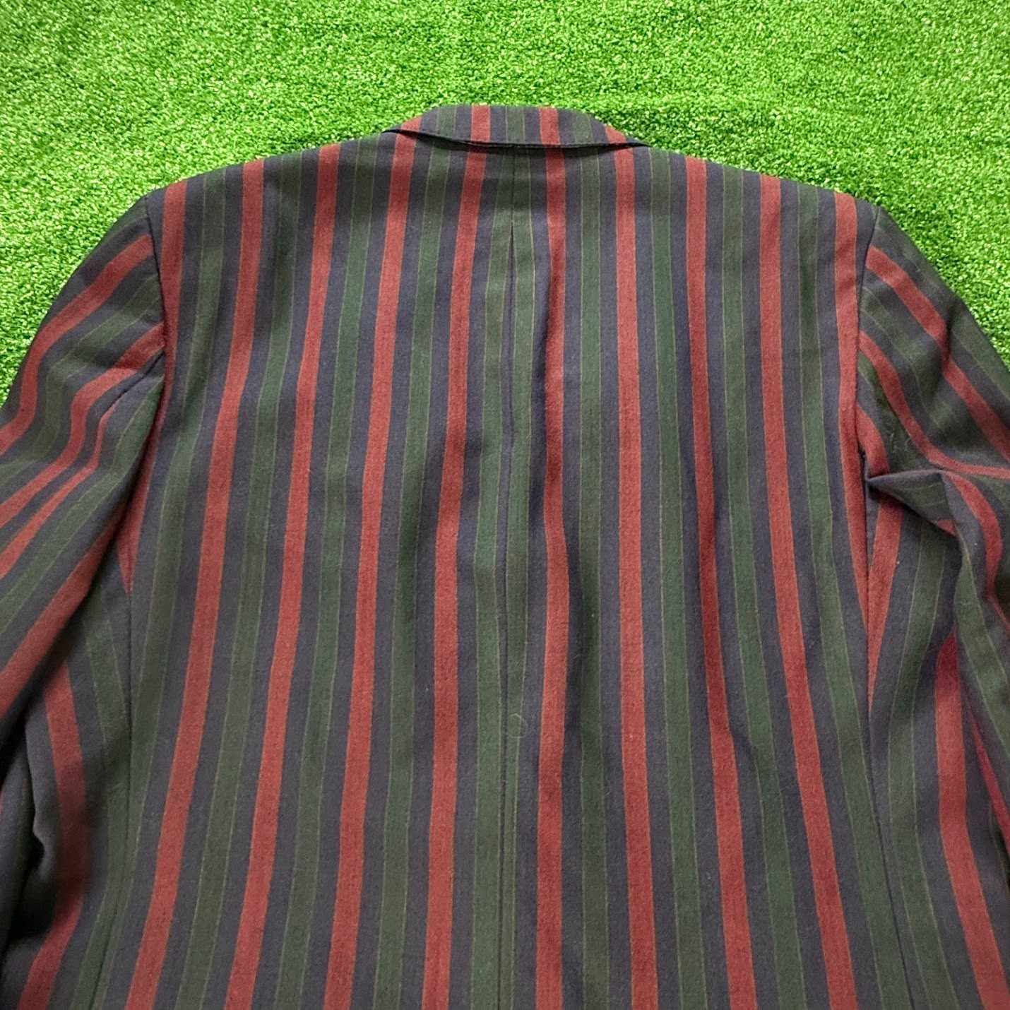 Vintage Brook Taverner Boating Regatta Blazer 40R Striped Wool Ivy Style Navy