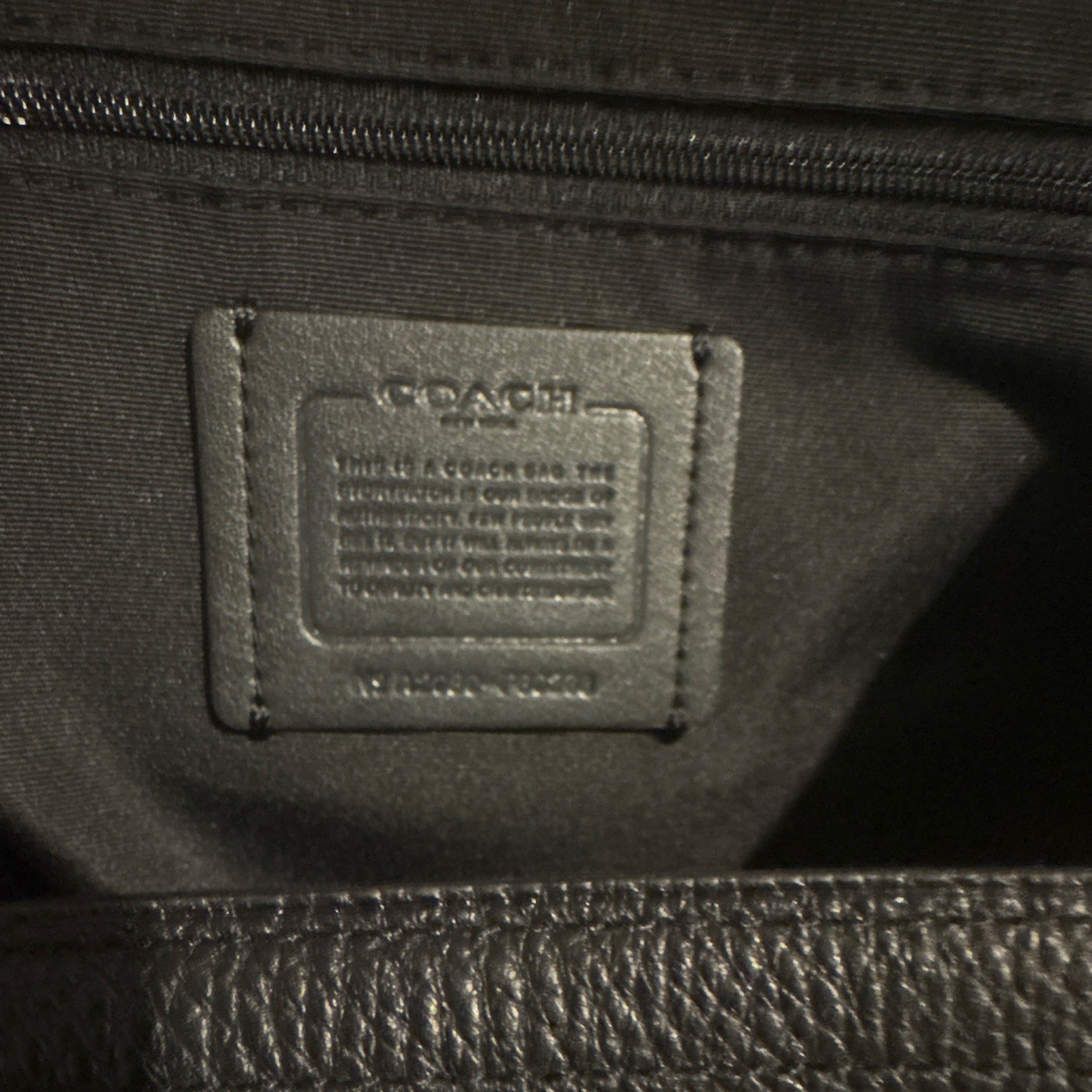 Coach Hallie Shoulder Bag in Refined Black Pebble Leather