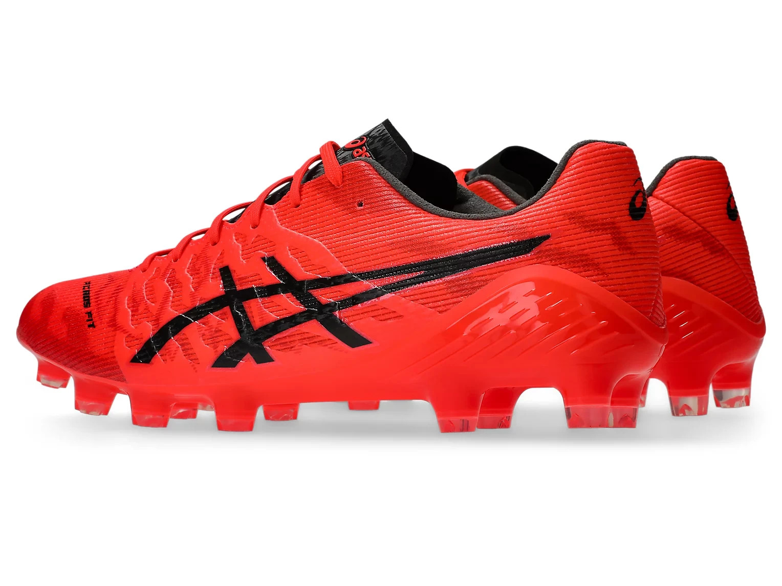ASICS DS LIGHT ACROS 3 1101A070 601 Flash Red Black Soccer Cleats