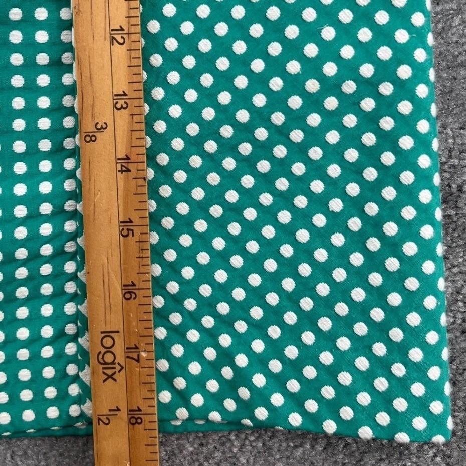 Laundry by Shelli Segal Polka Dot Mini Skirt Retro Pinup Size 4 Green Mod Preppy