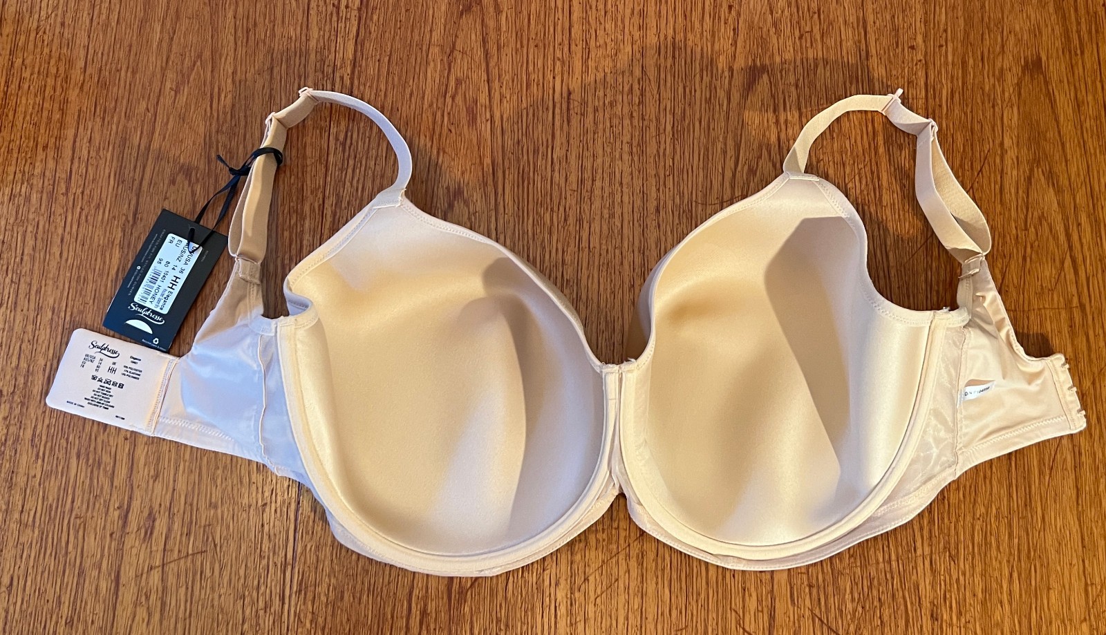 NWT! Sculptresse Elegance 10401 Smooth Molded Spacer T-Shirt Bra In Honey, 36HH